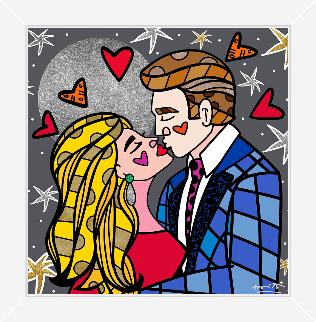 moonstruck limited edition print  colorful decorative collectible gift idea