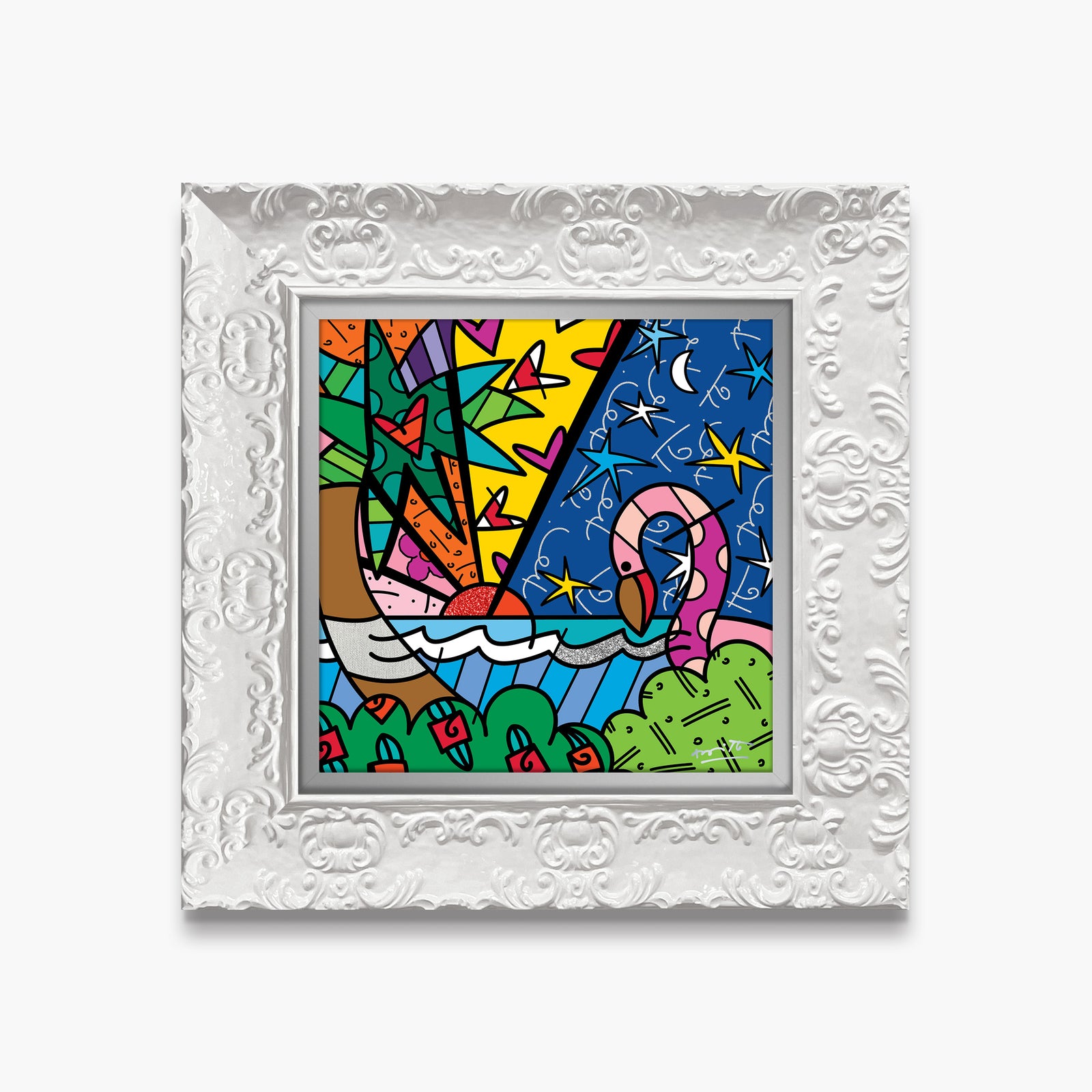 paradise limited edition print  artistic colorful design collectible