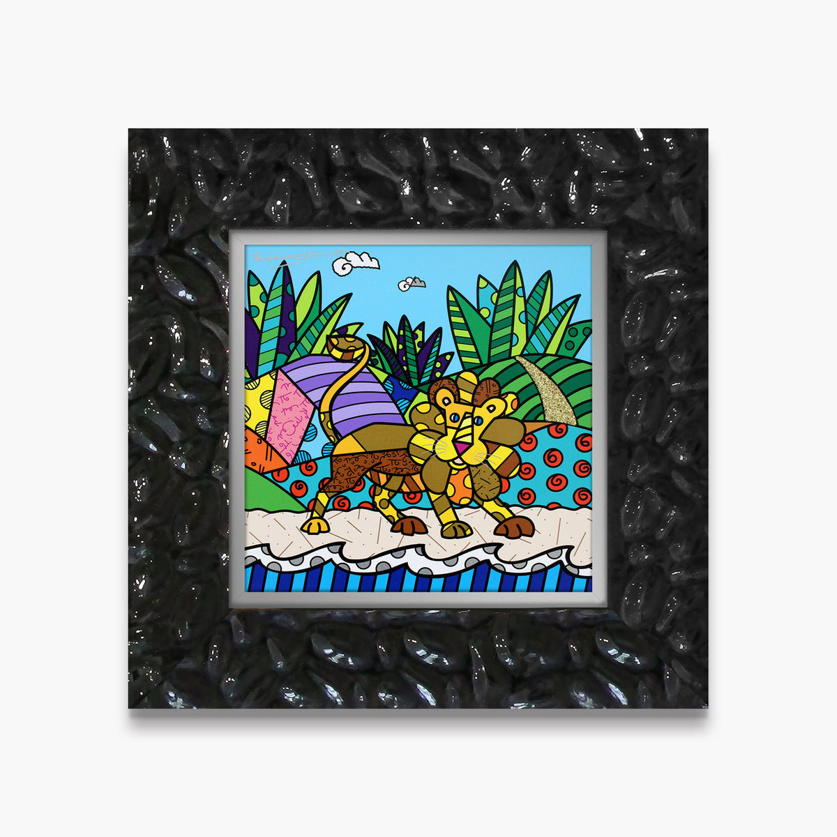 modern pop art road to paradise limited edition  vibrant home decor