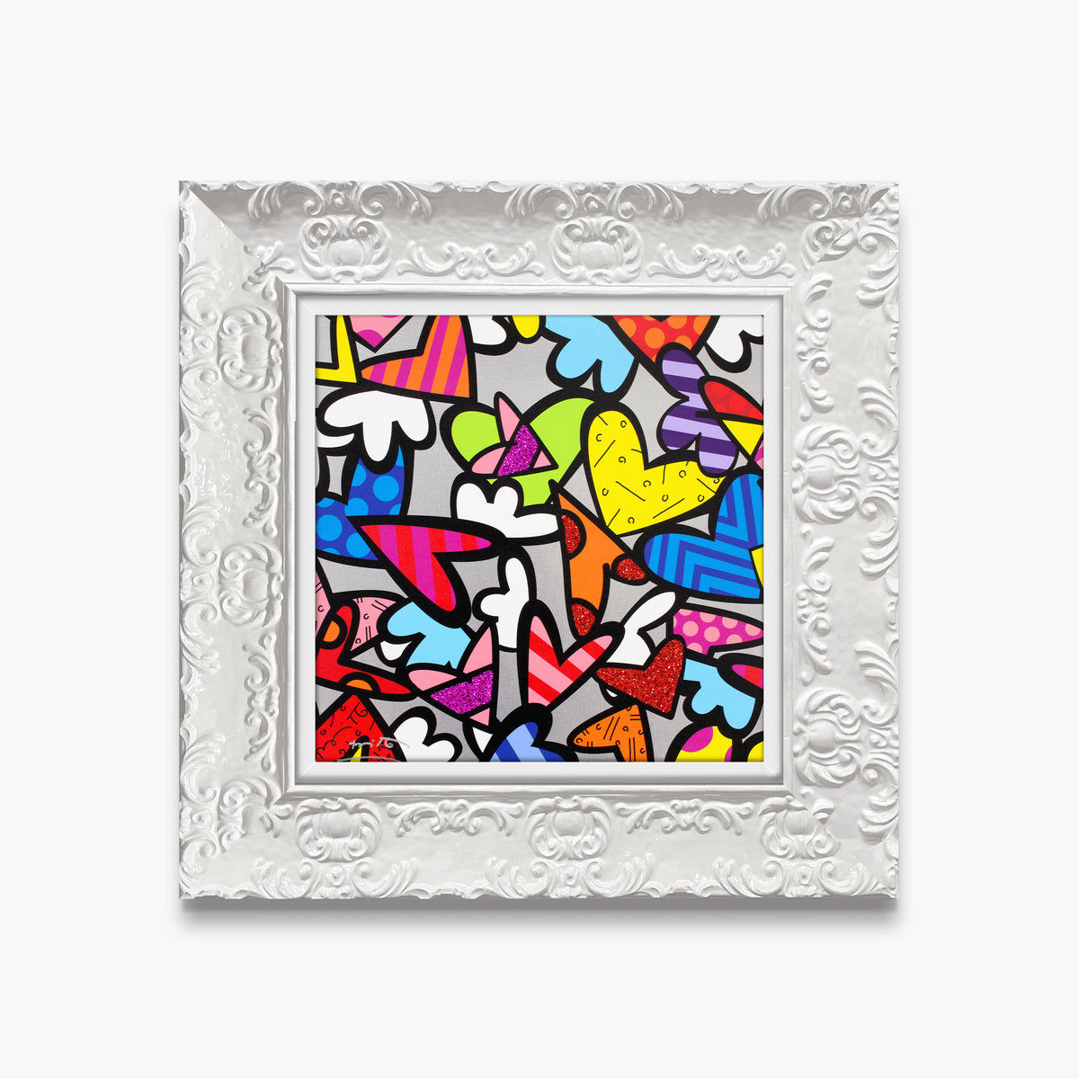 modern pop art night love limited edition print  vibrant home decor