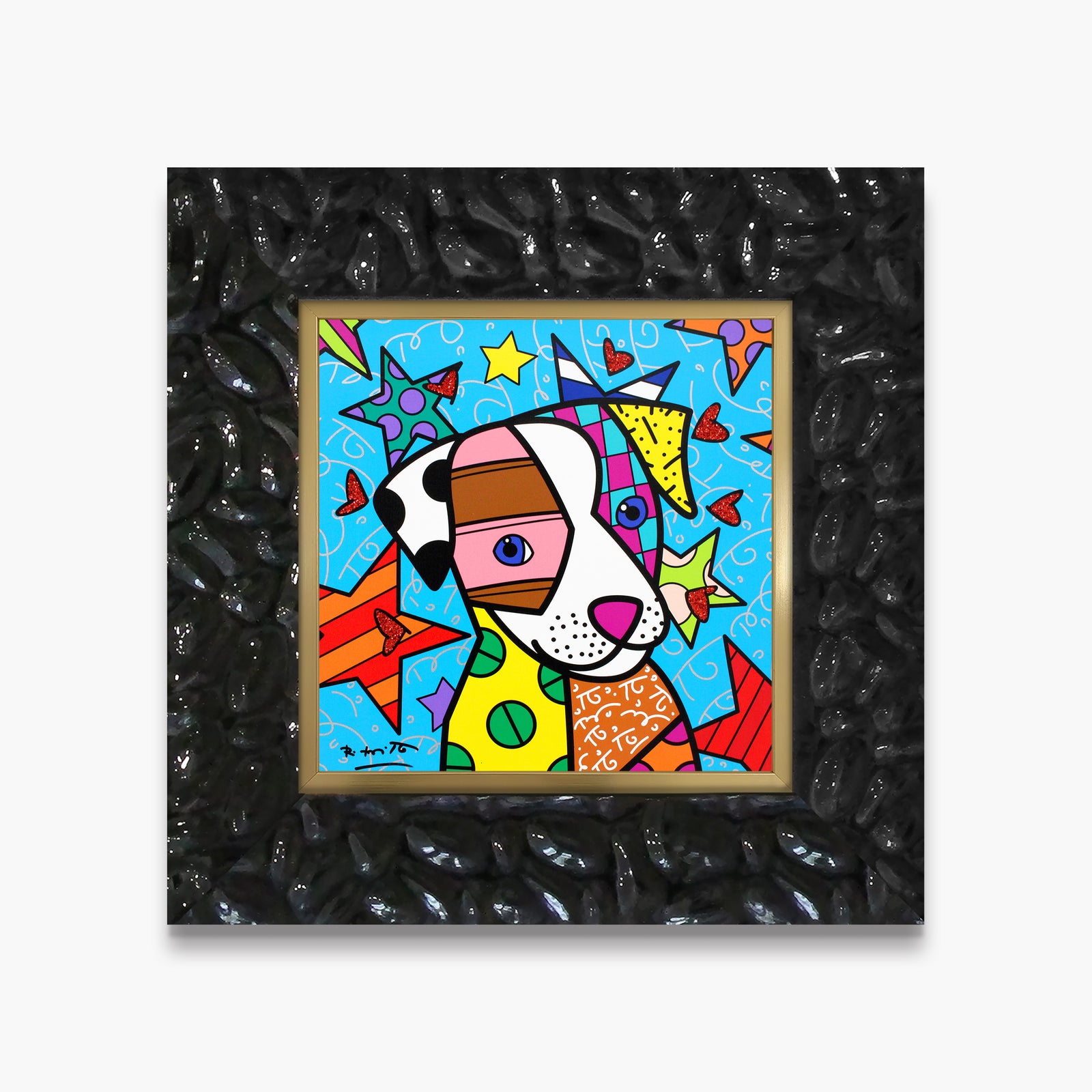 Romero Britto coco limited edition print  contemporary pop art piece