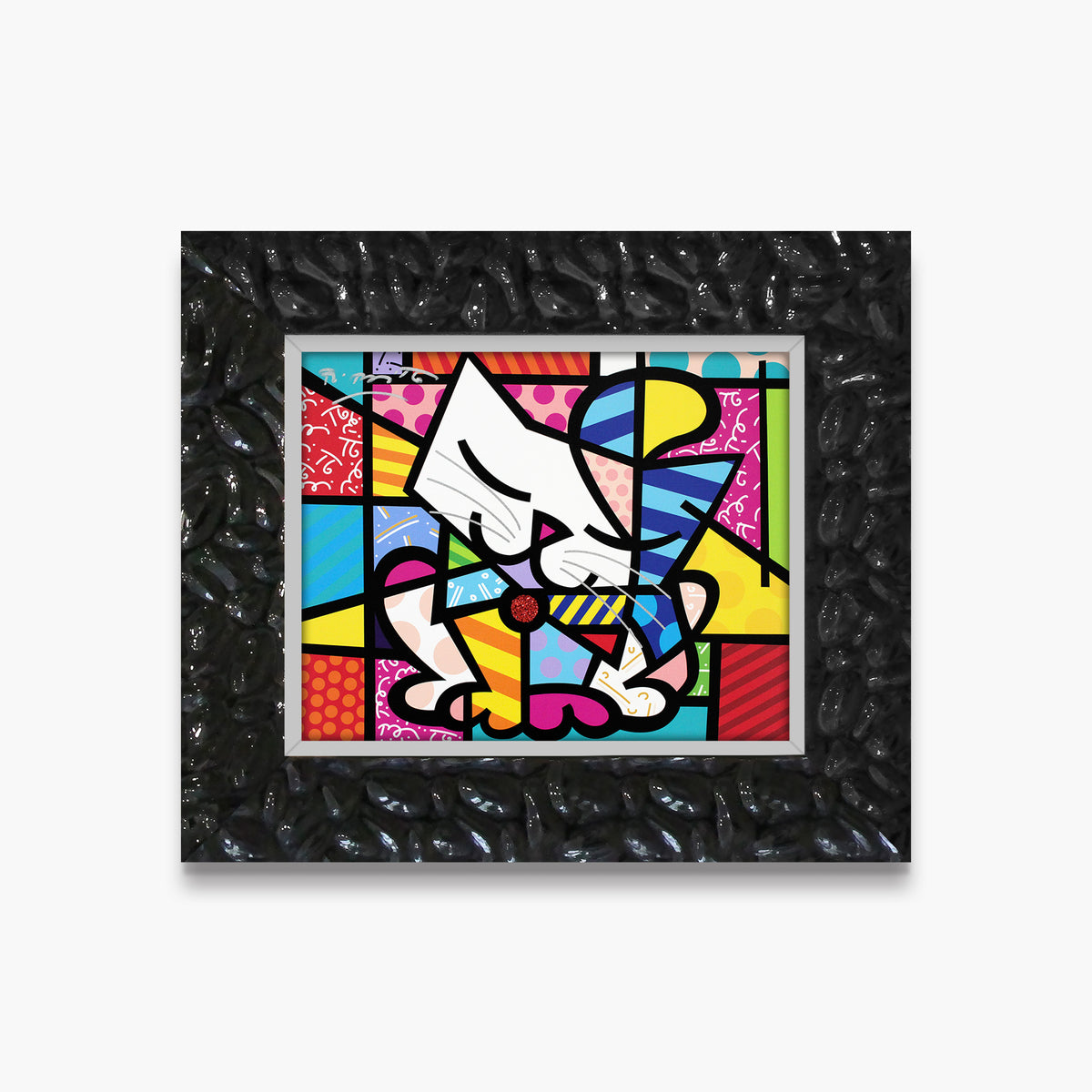 Romero Britto sam limited edition print  contemporary pop art piece