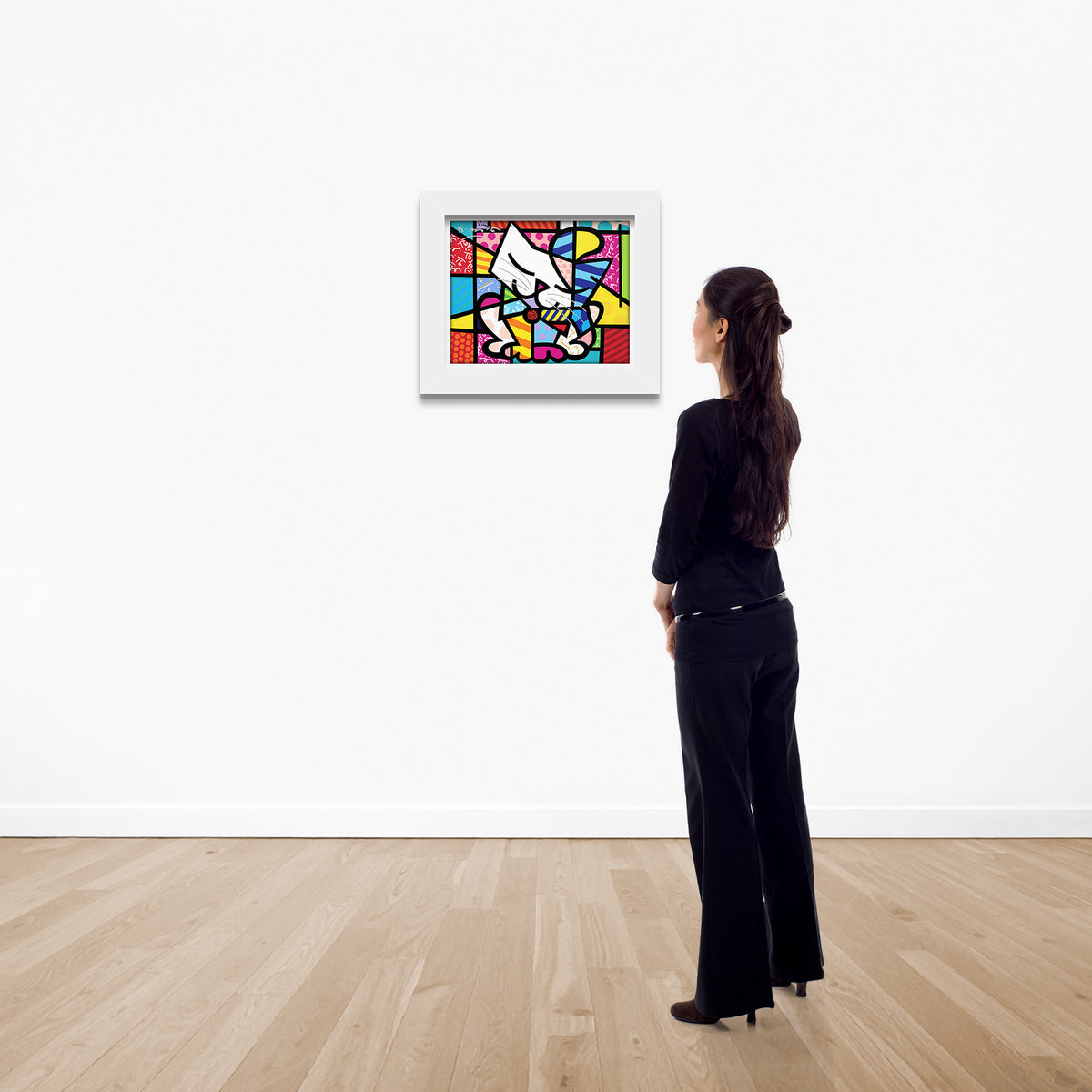 modern pop art sam limited edition print  vibrant home decor