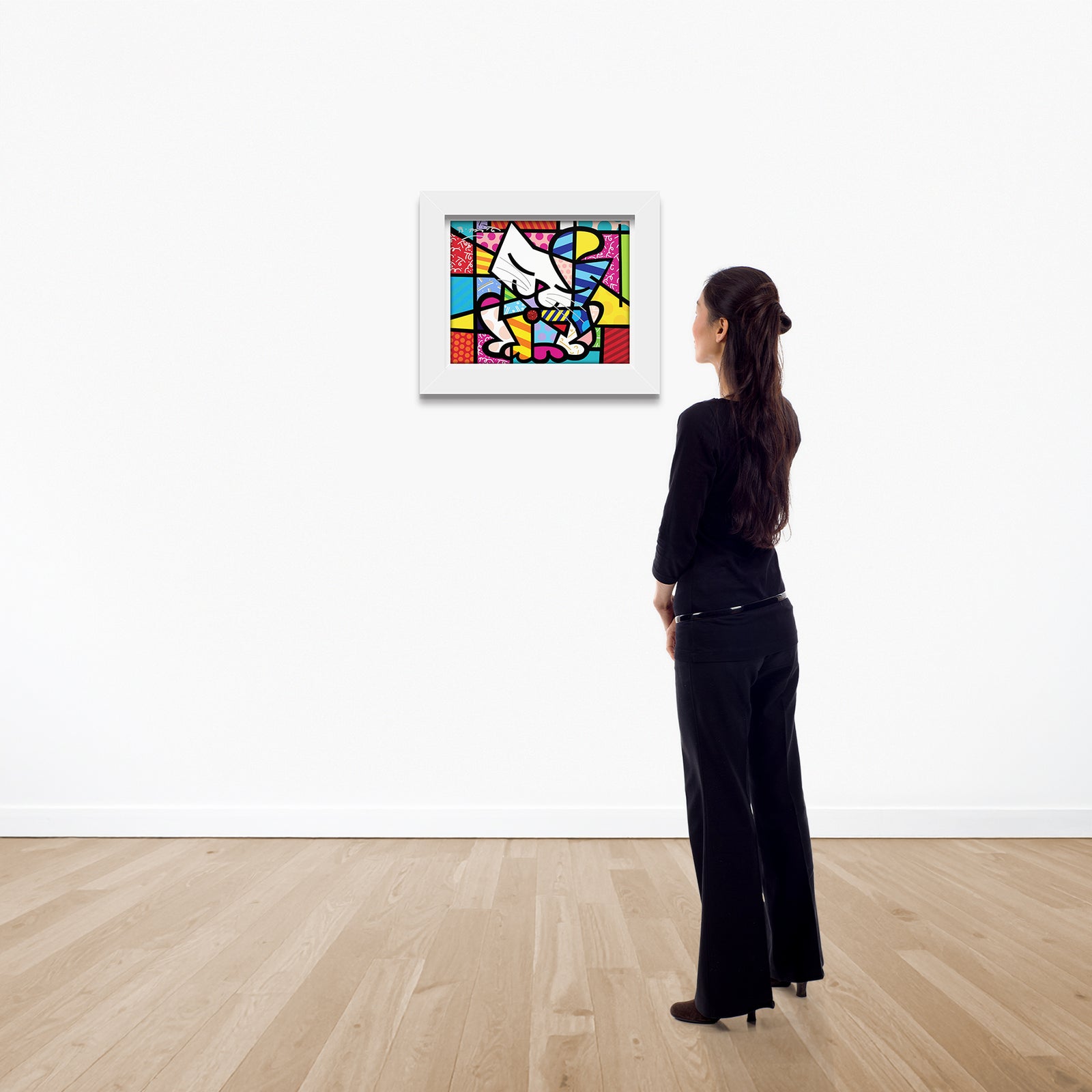 modern pop art sam limited edition print  vibrant home decor