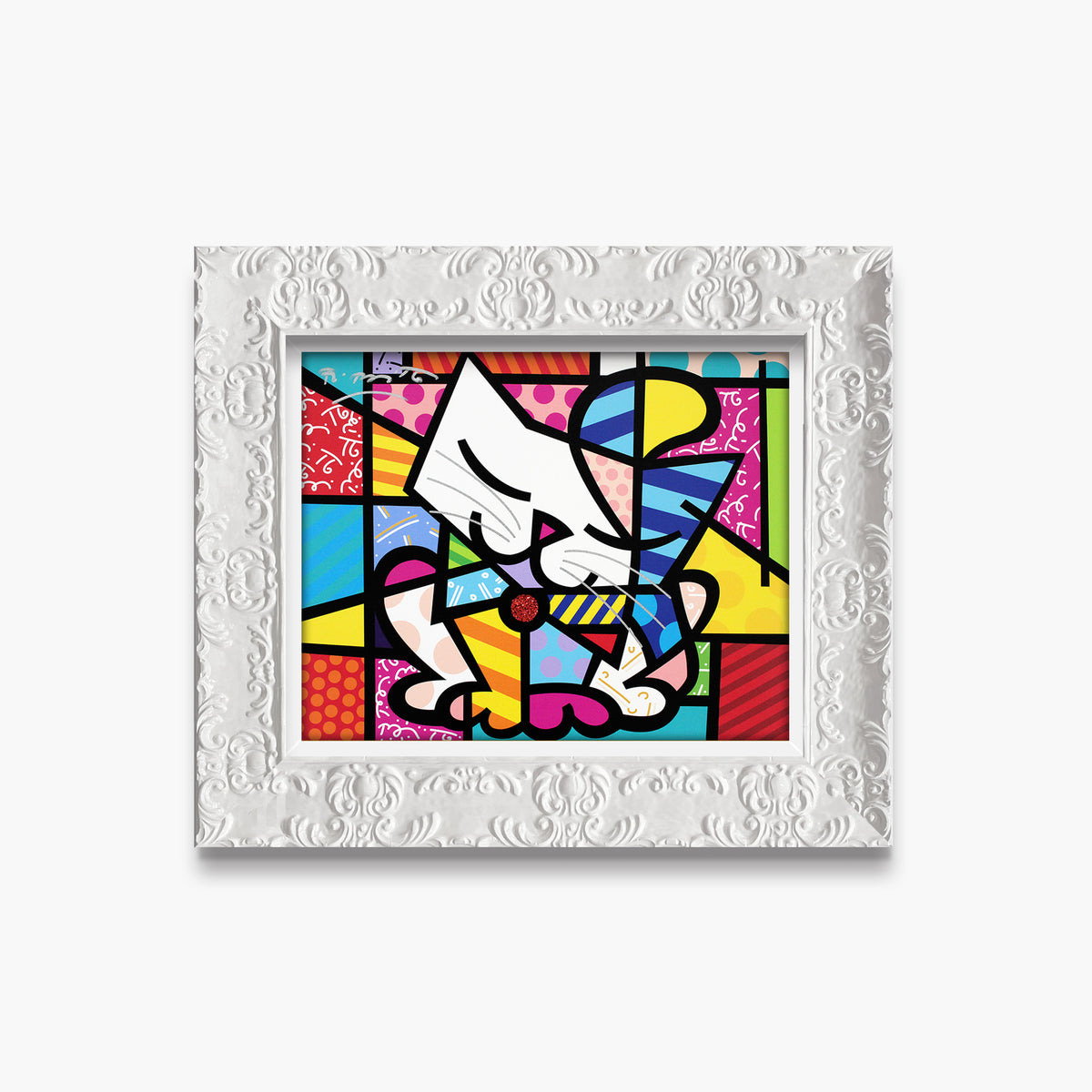modern pop art sam limited edition print  vibrant home decor