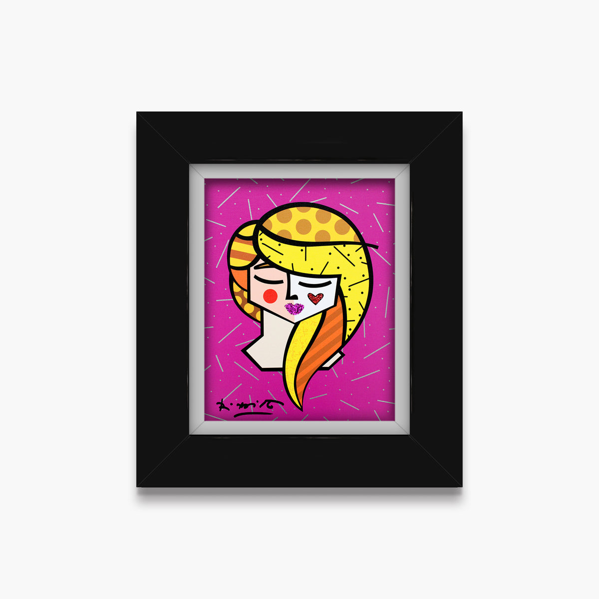 lily limited edition print  artistic colorful design collectible