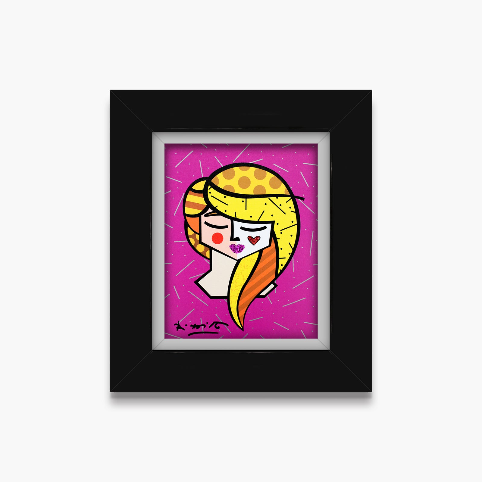 lily limited edition print  artistic colorful design collectible
