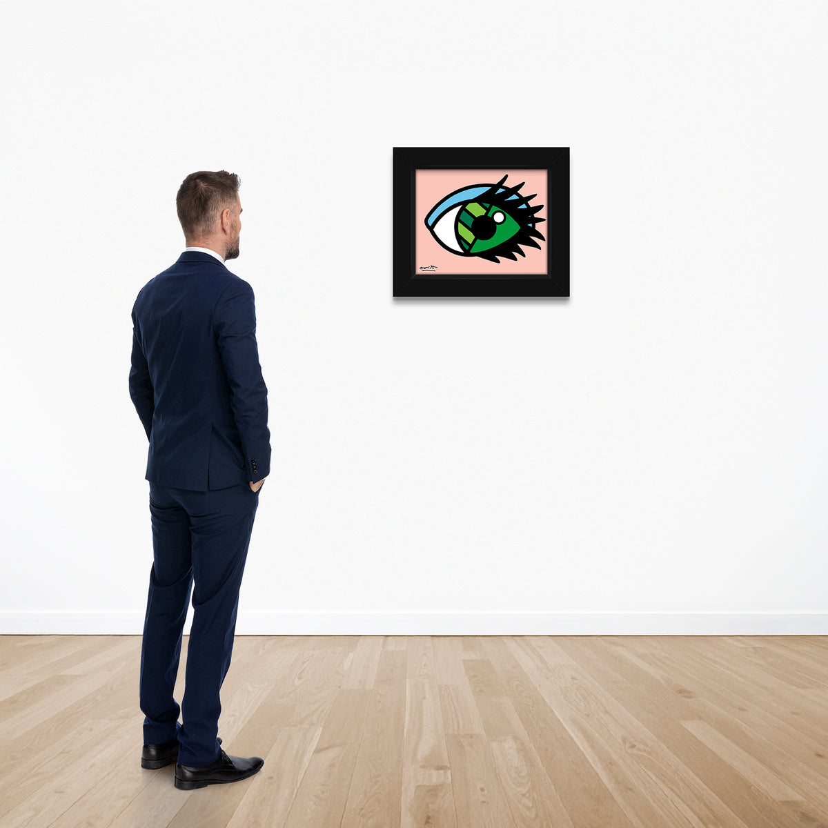 green eyes limited edition print  colorful decorative collectible gift idea