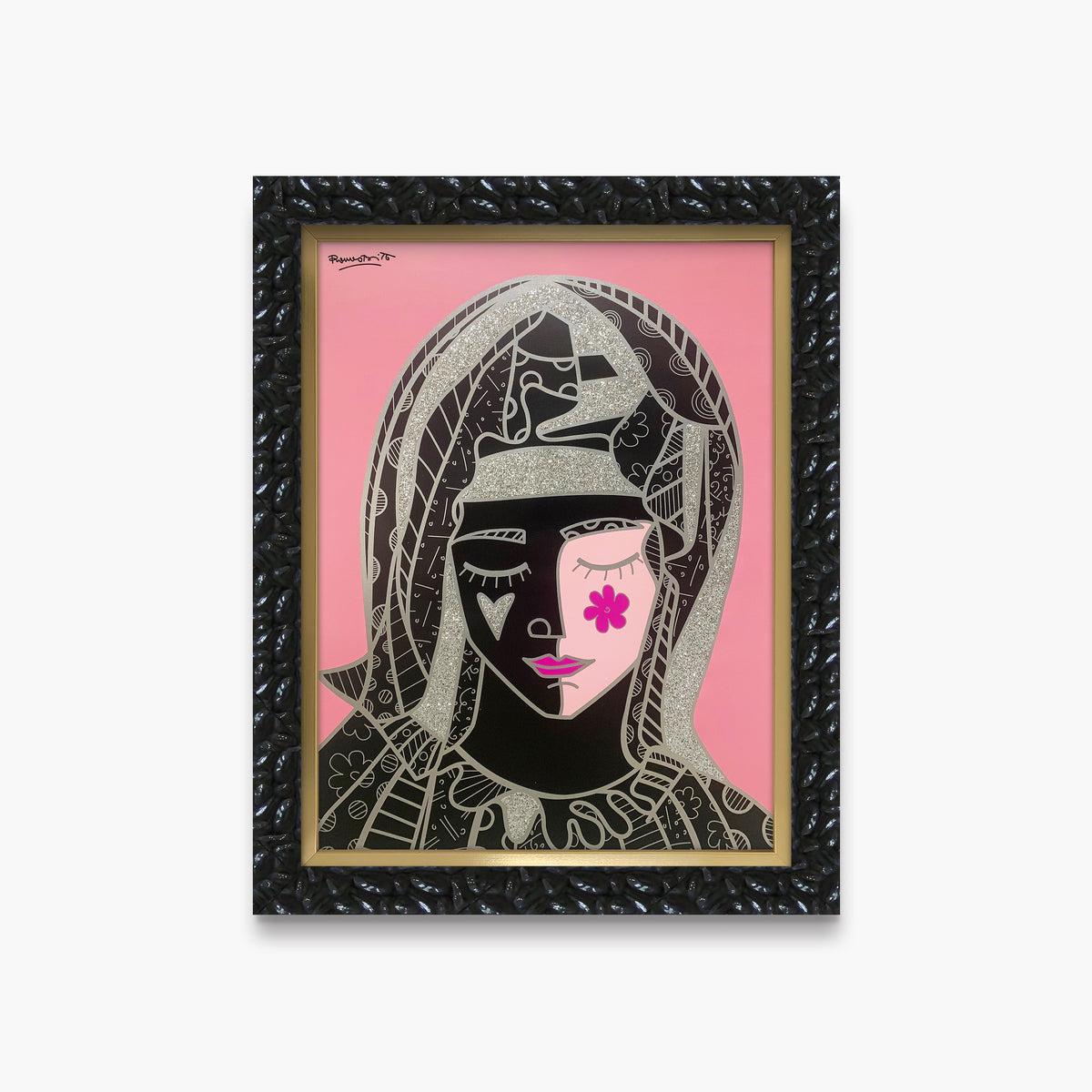 mother in pink silver limited  artistic colorful design collectible