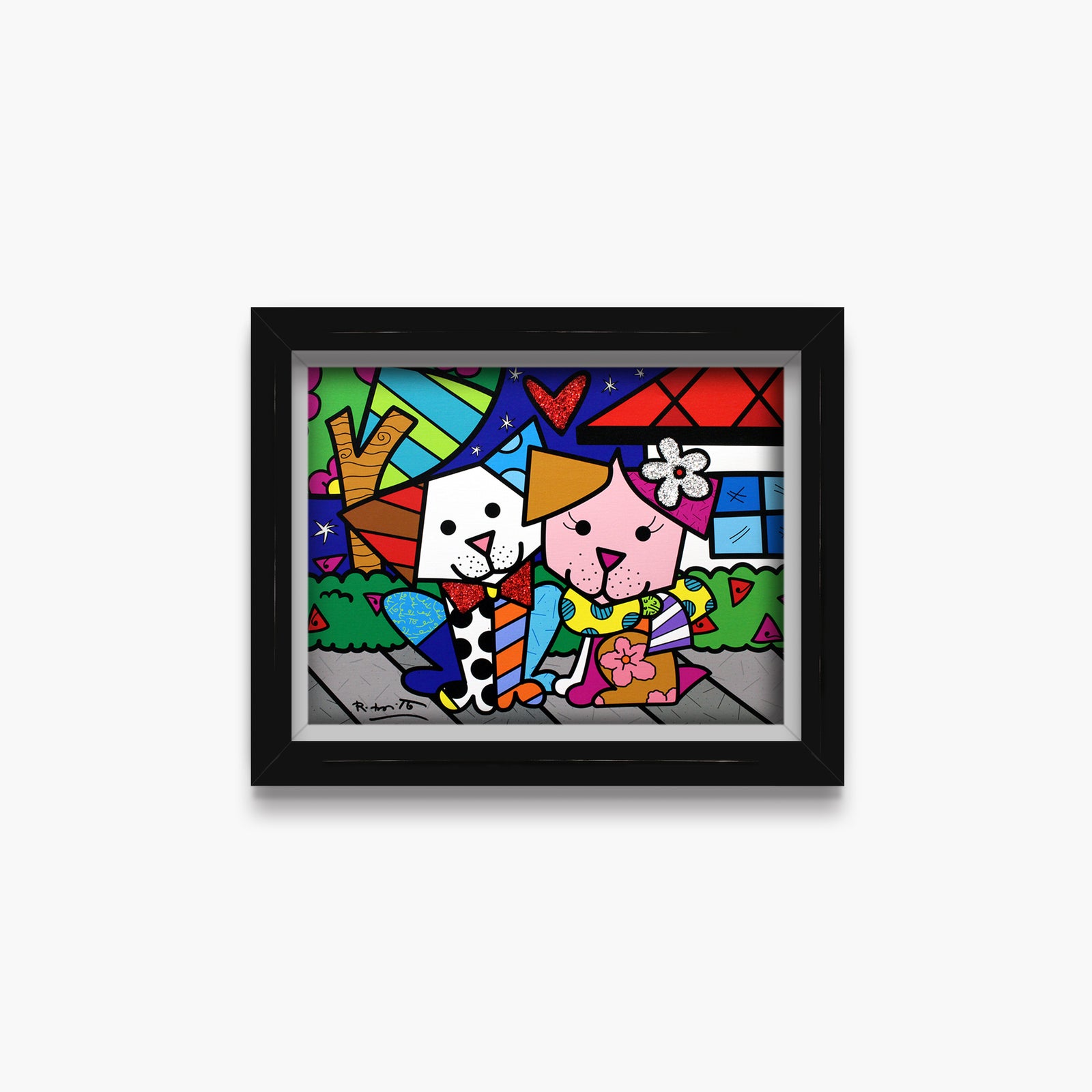 pet love limited edition print  colorful decorative collectible gift idea
