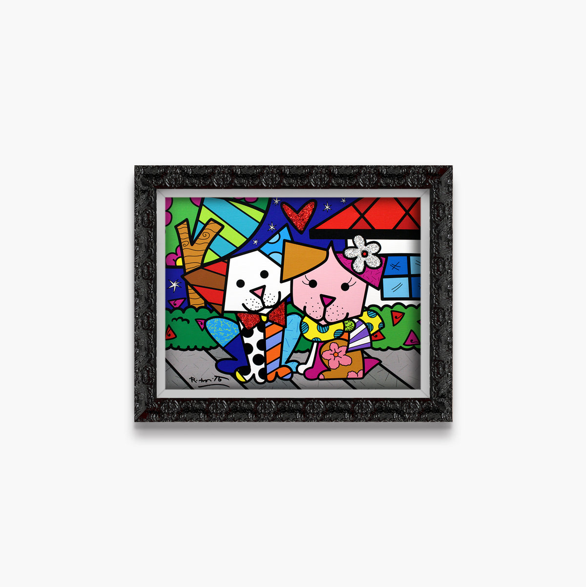 pet love limited edition print  artistic colorful design collectible