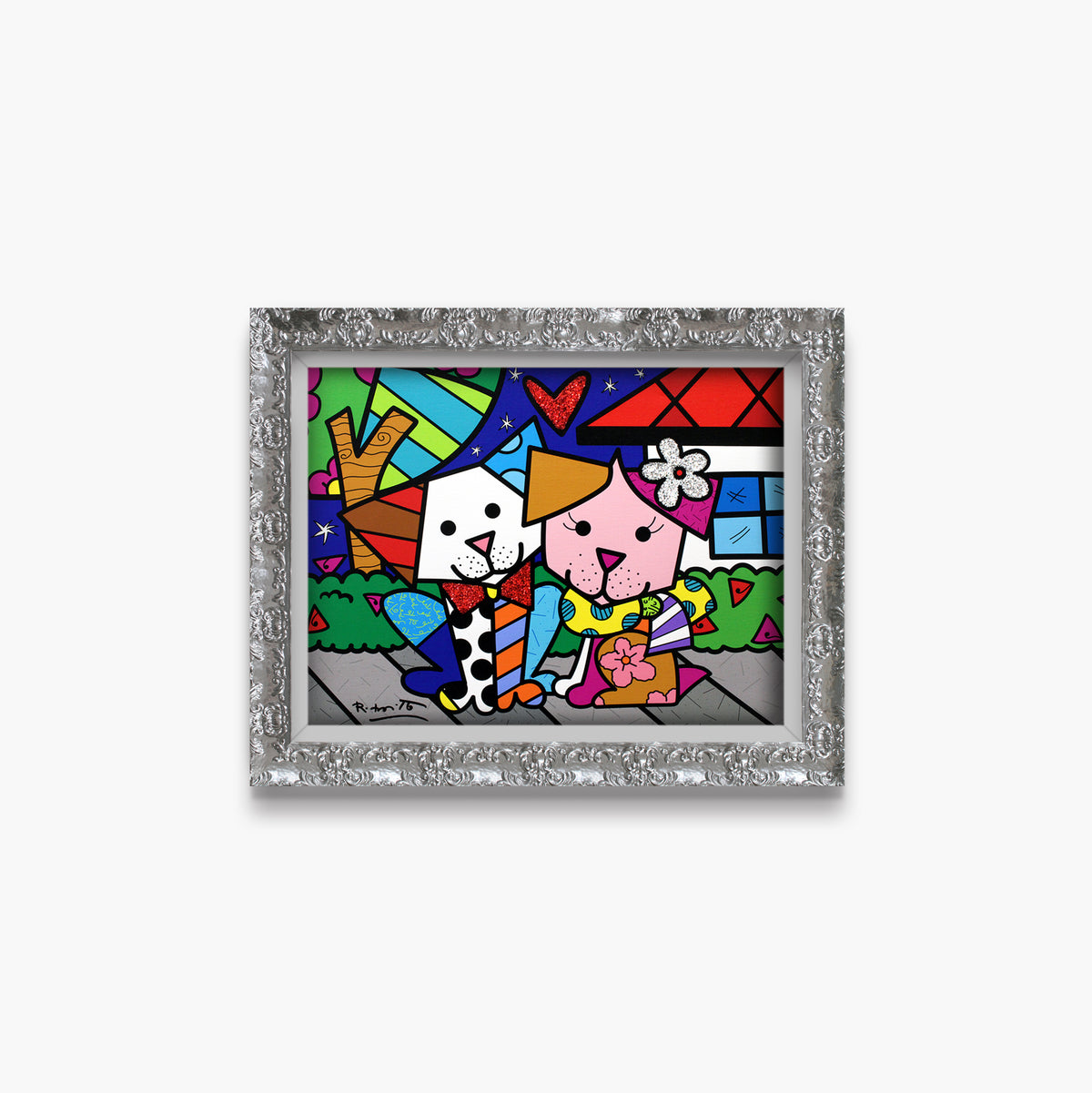 pet love limited edition print  artistic colorful design collectible