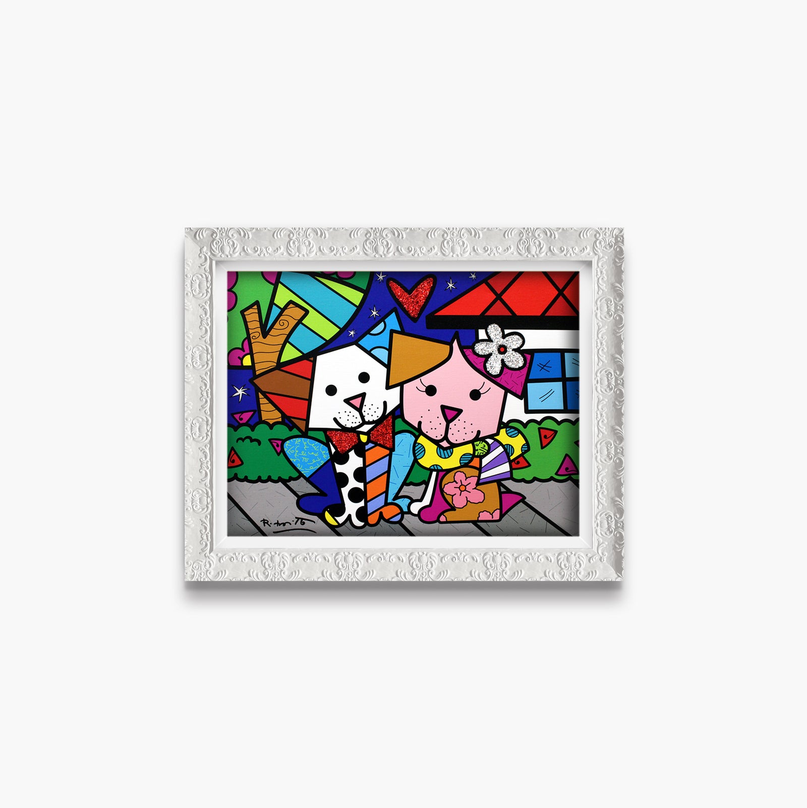 pet love limited edition print  artistic colorful design collectible