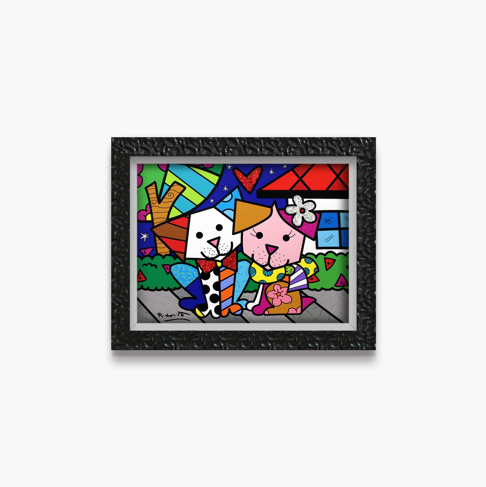 pet love limited edition print  artistic colorful design collectible