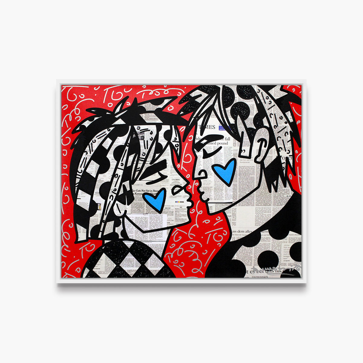 soulmates limited edition print  artistic colorful design collectible