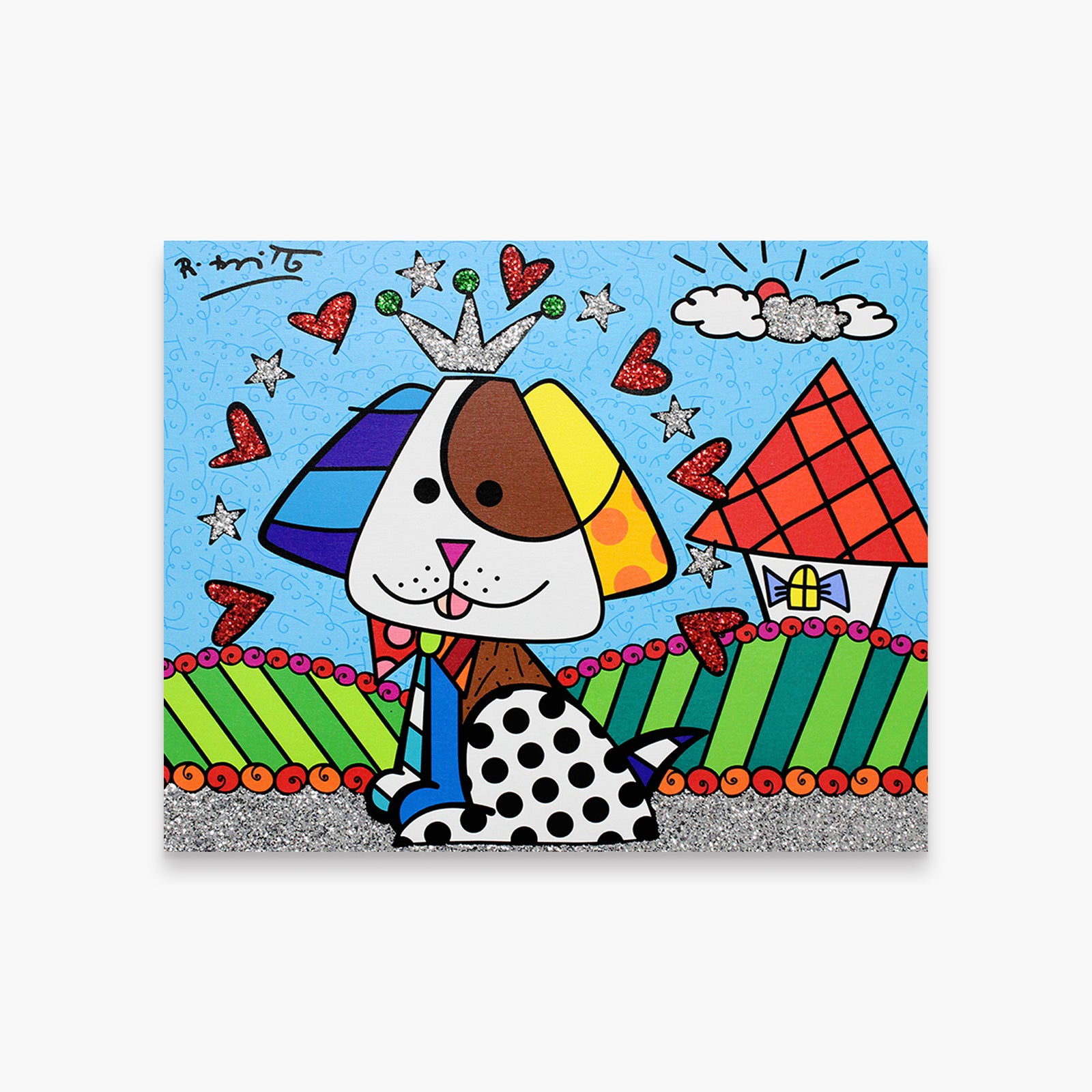 Romero Britto to jenna nicks home limited  colorful pop art design