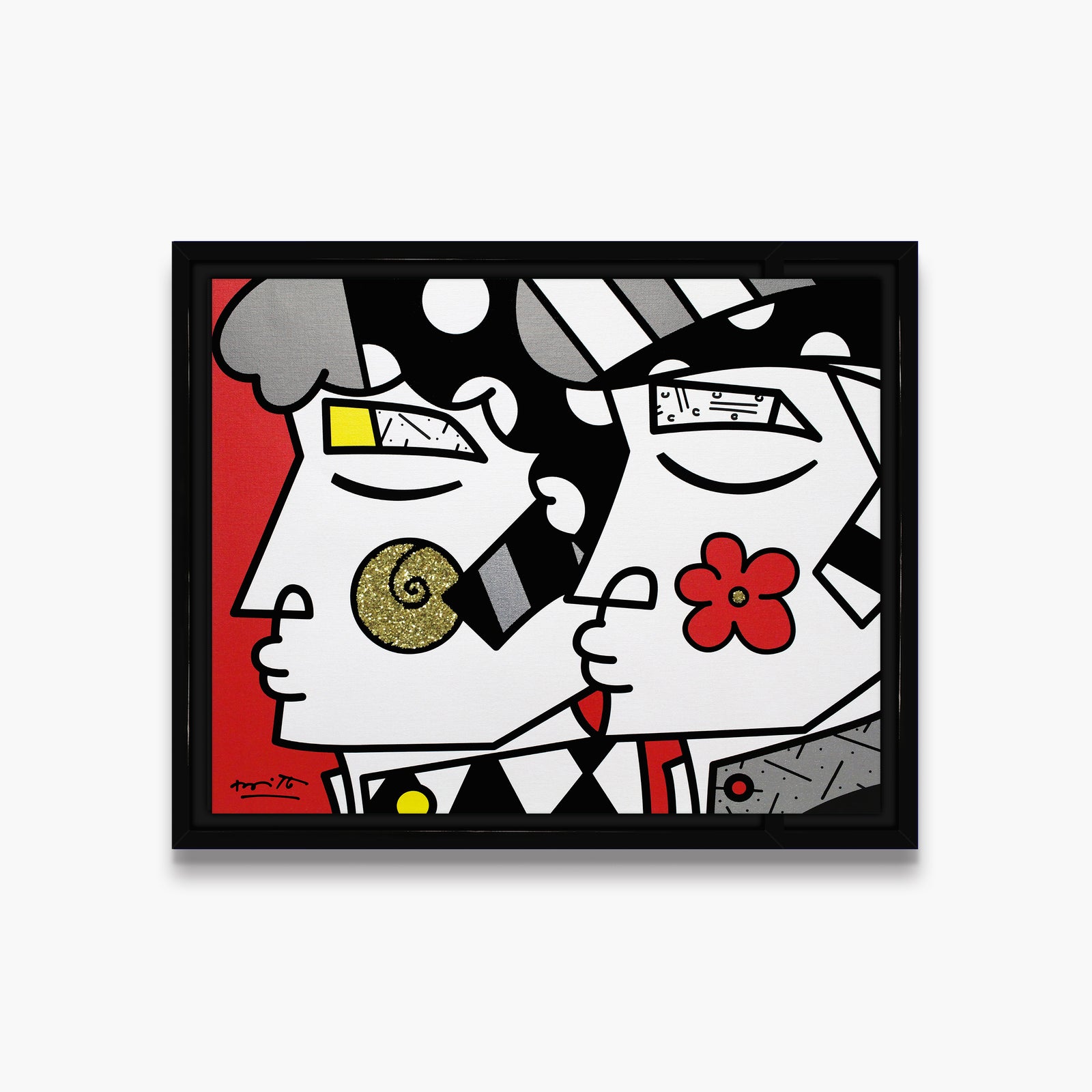 modern pop art i love you limited edition  vibrant home decor