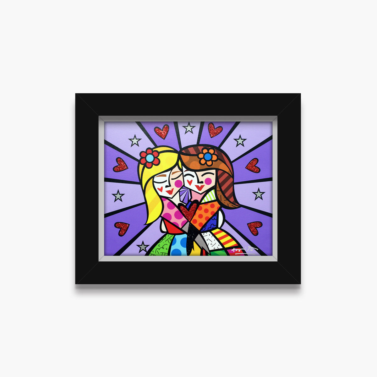 happiness limited edition print  artistic colorful design collectible