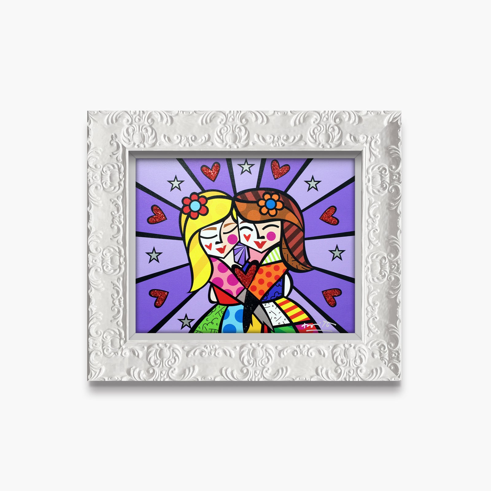 happiness limited edition print  artistic colorful design collectible