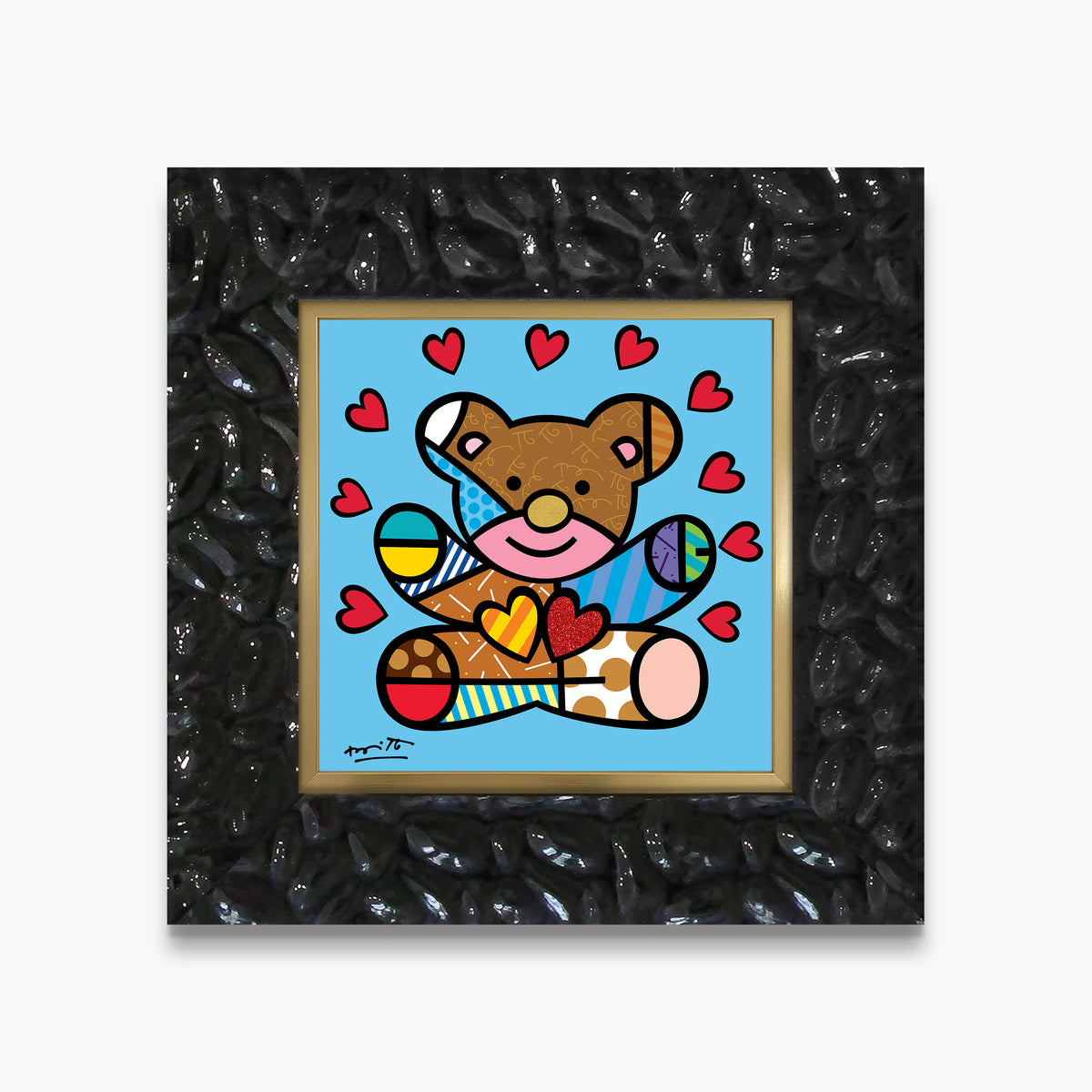 happy boy limited edition print  artistic colorful design collectible