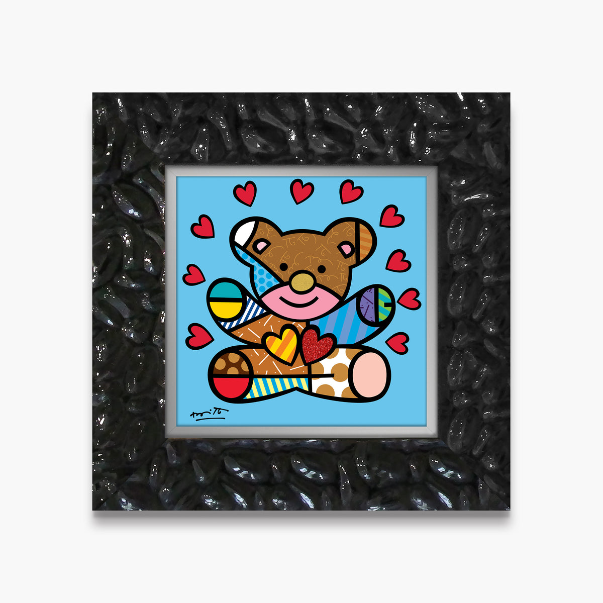 modern pop art happy boy limited edition print  vibrant home decor