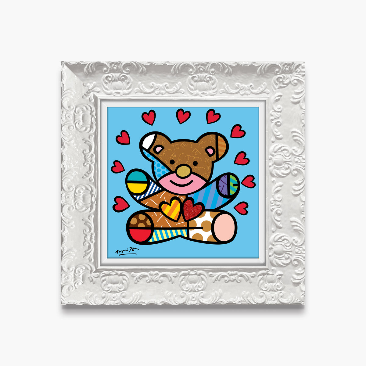 modern pop art happy boy limited edition print  vibrant home decor