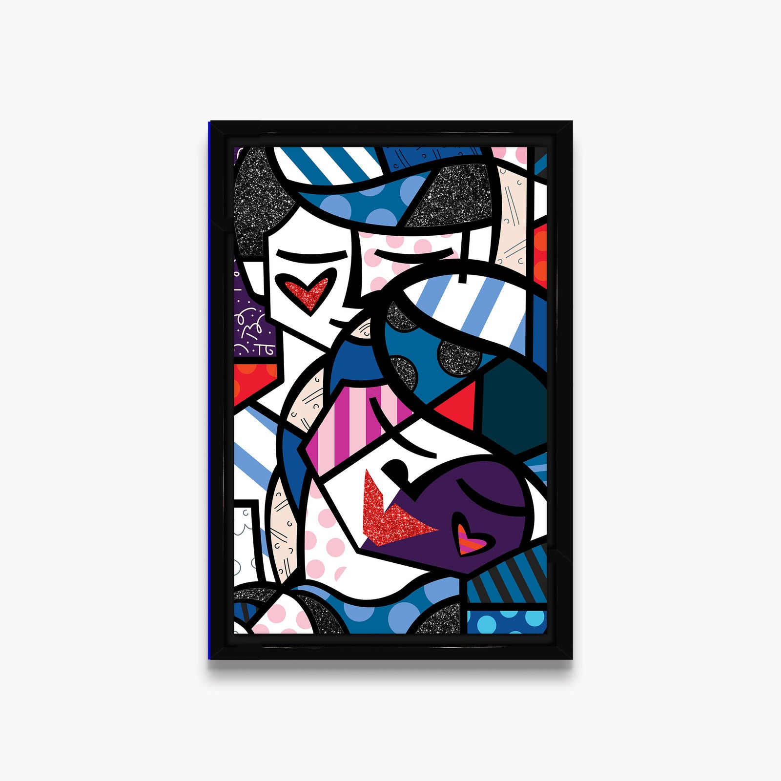 Romero Britto love me tender limited edition  contemporary pop art piece