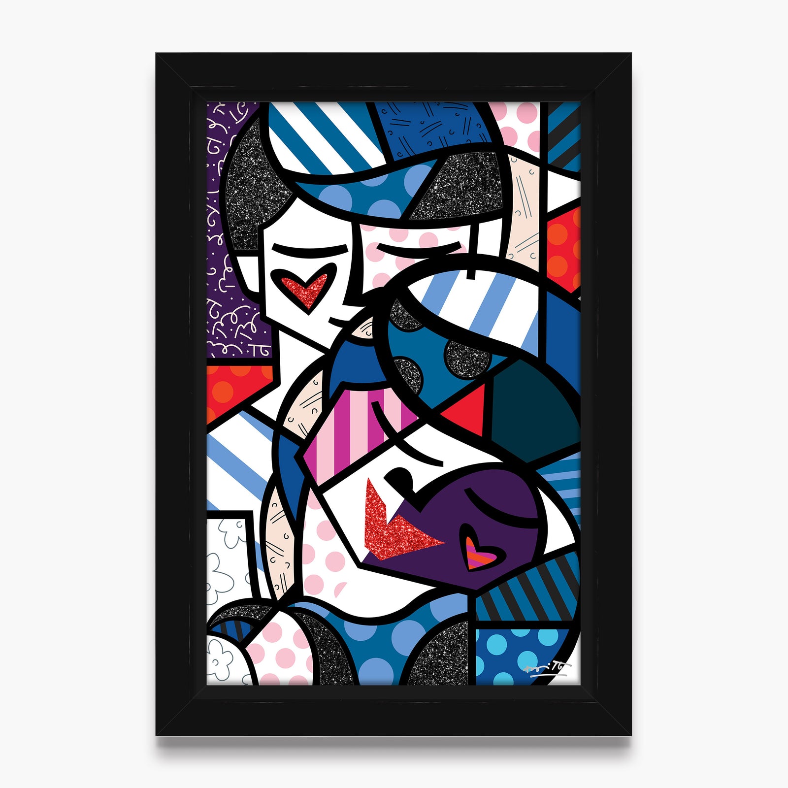 love me tender limited edition  artistic colorful design collectible