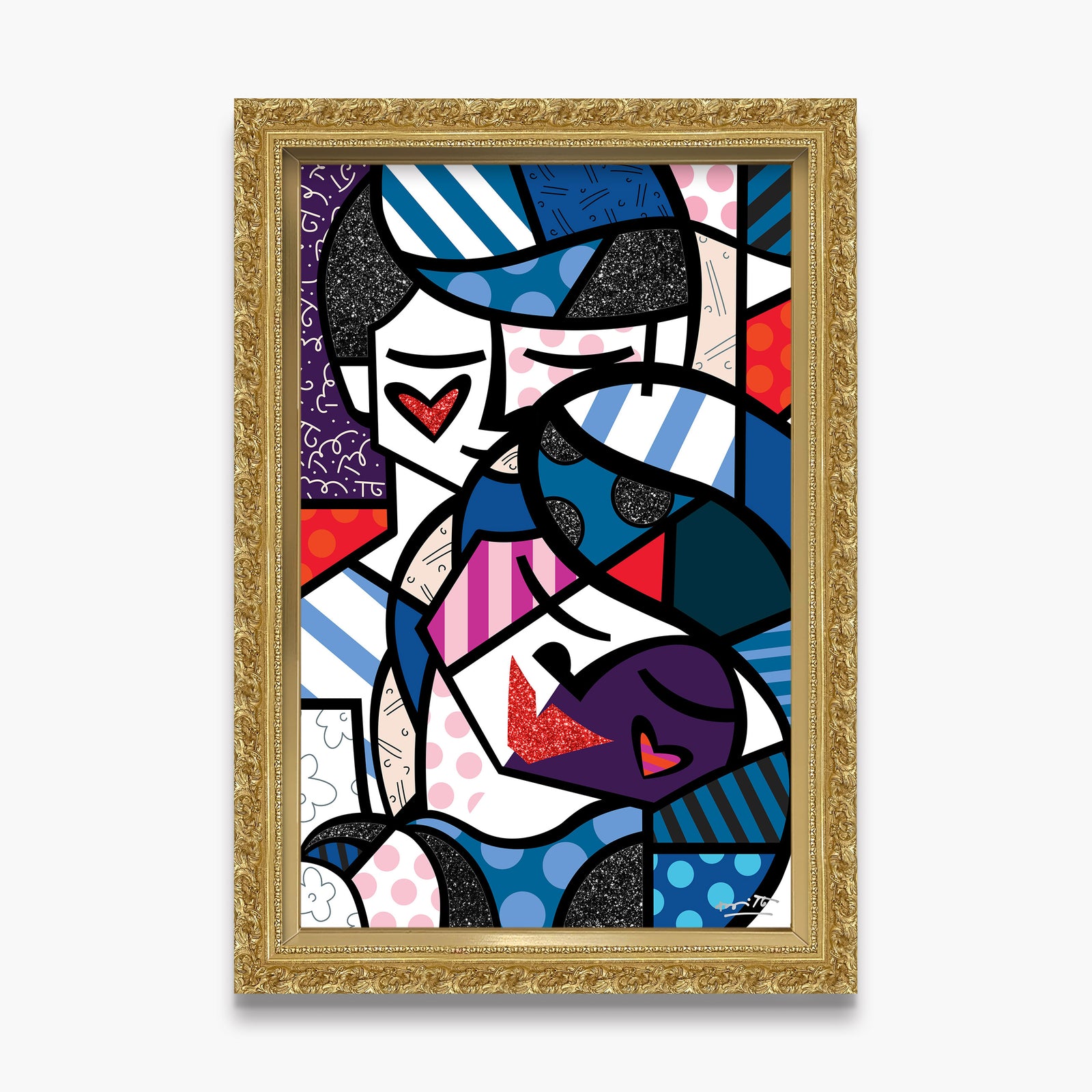 modern pop art love me tender limited edition  vibrant home decor