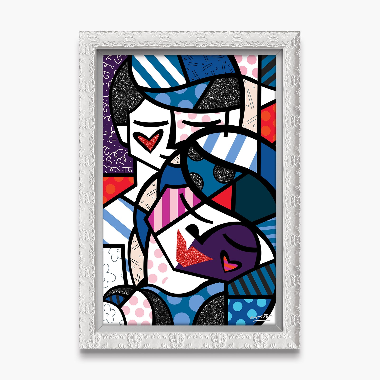 modern pop art love me tender limited edition  vibrant home decor
