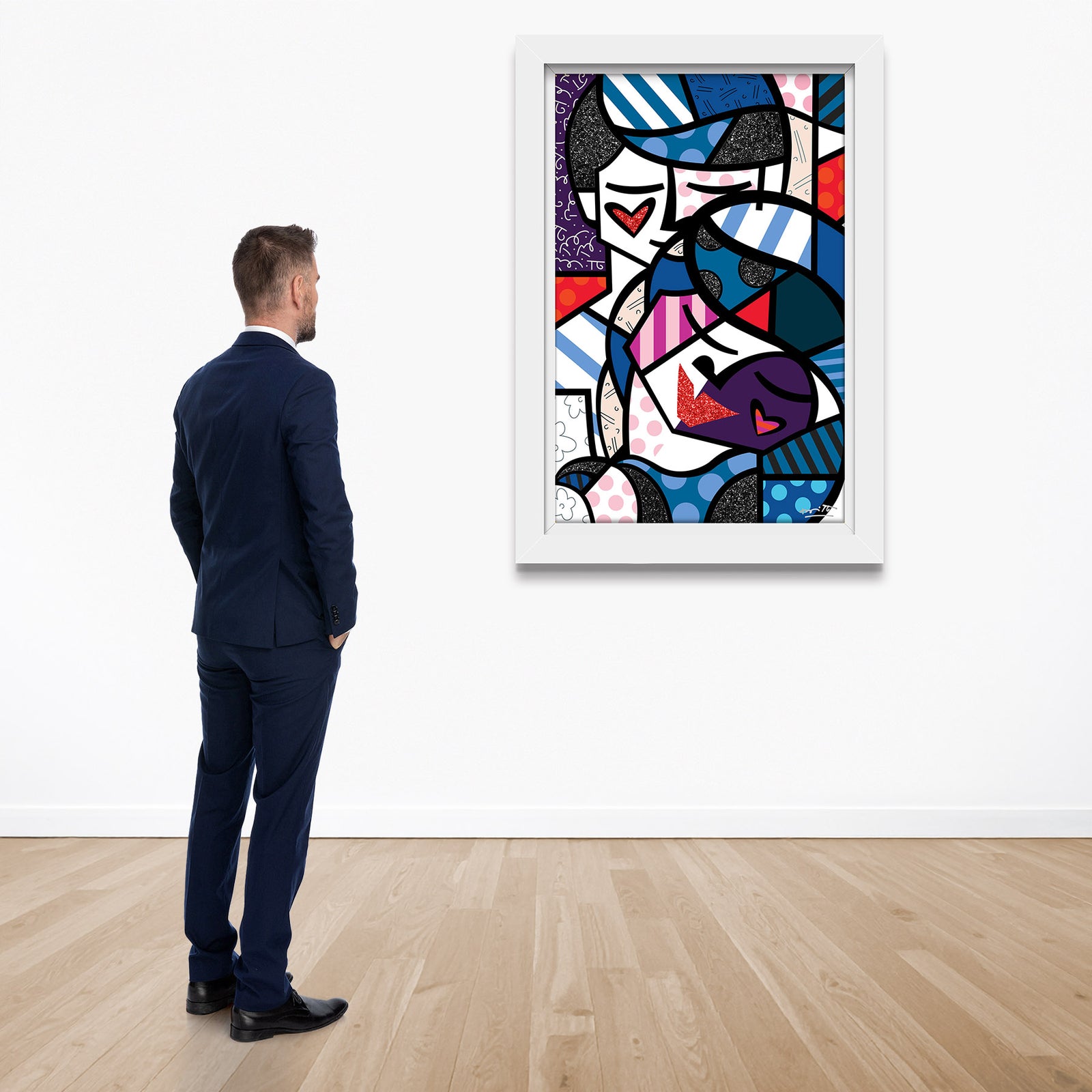 modern pop art love me tender limited edition  vibrant home decor