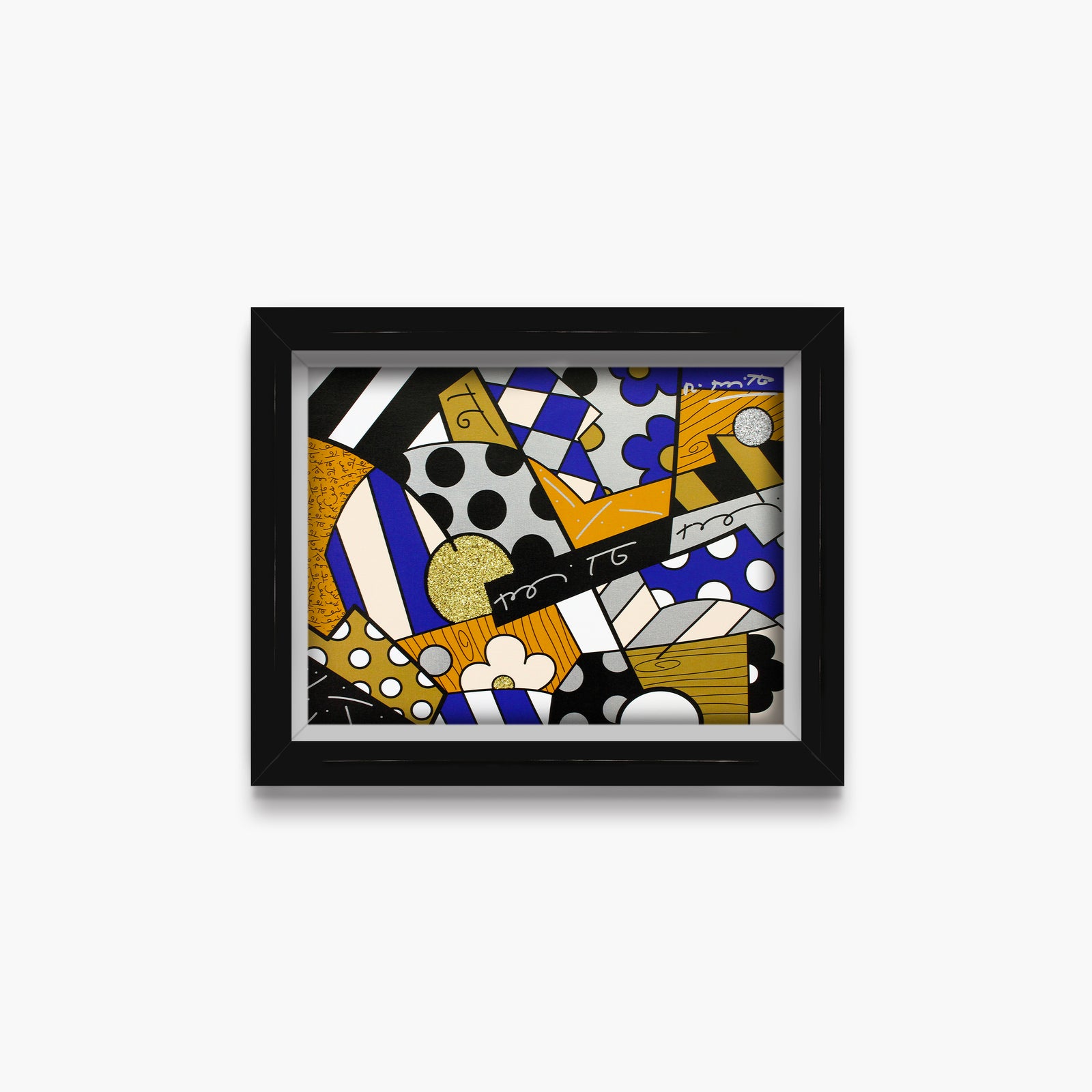 the blues limited edition print  artistic colorful design collectible