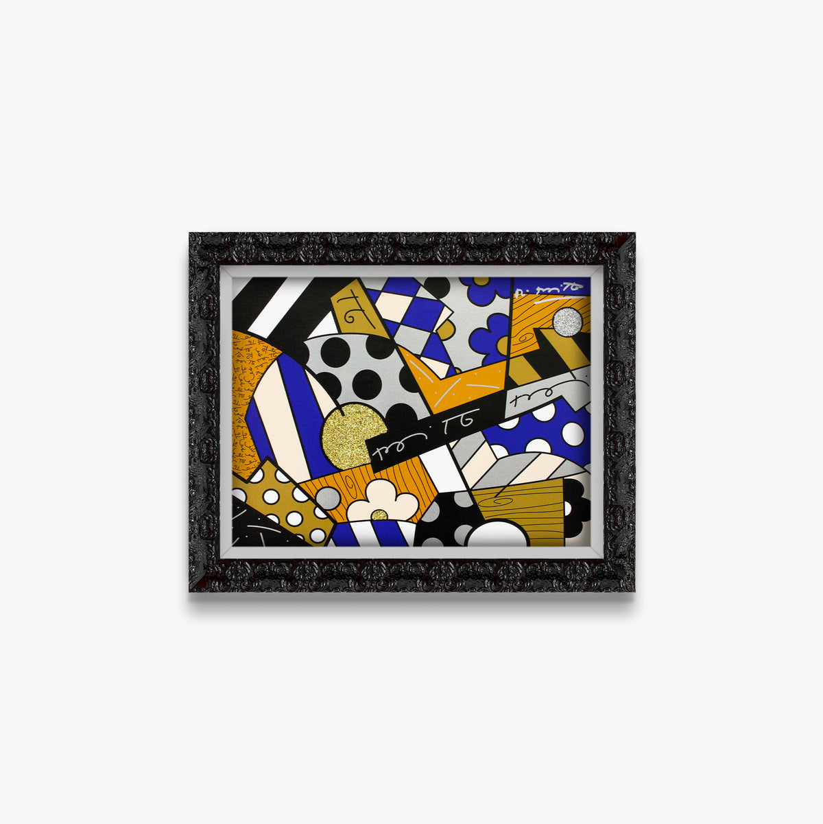 the blues limited edition print  artistic colorful design collectible
