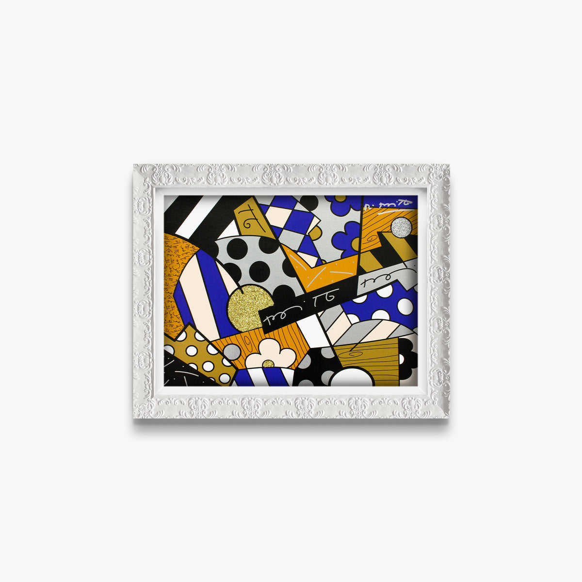 modern pop art the blues limited edition print  vibrant home decor