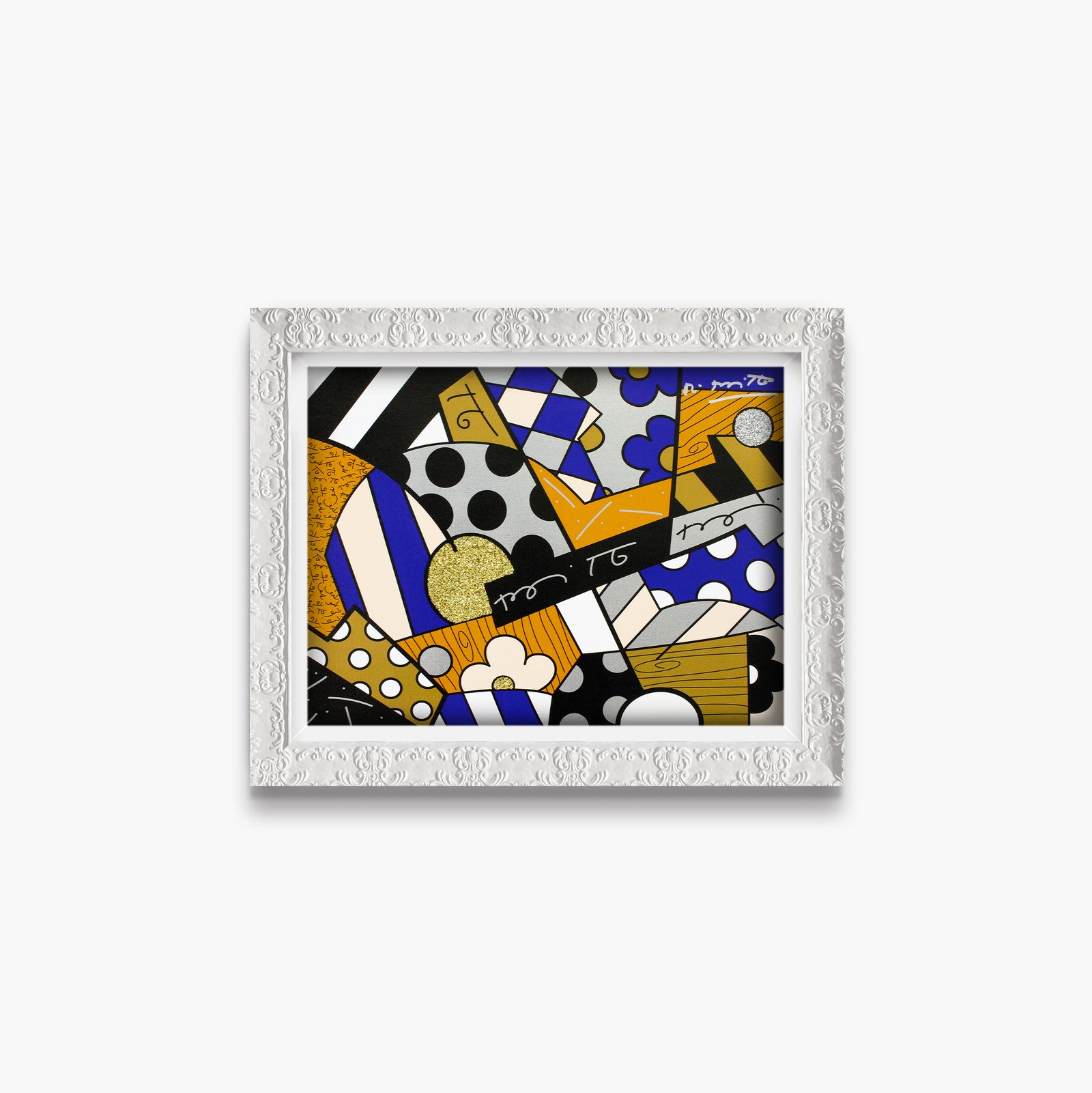modern pop art the blues limited edition print  vibrant home decor