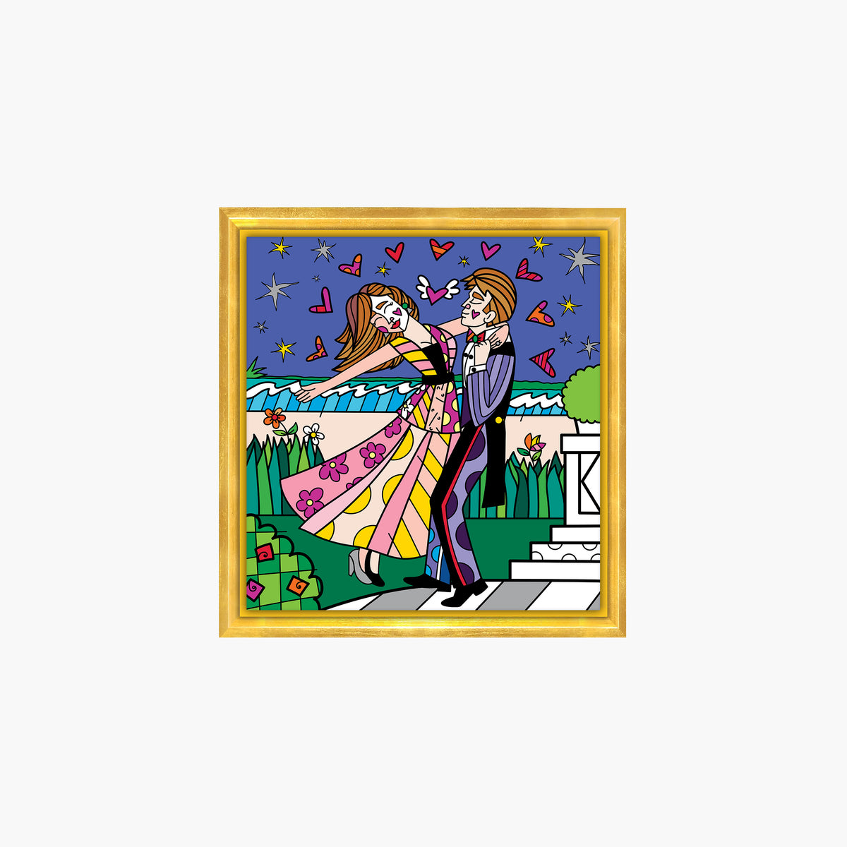 beautiful evening limited edition print  colorful decorative collectible gift idea
