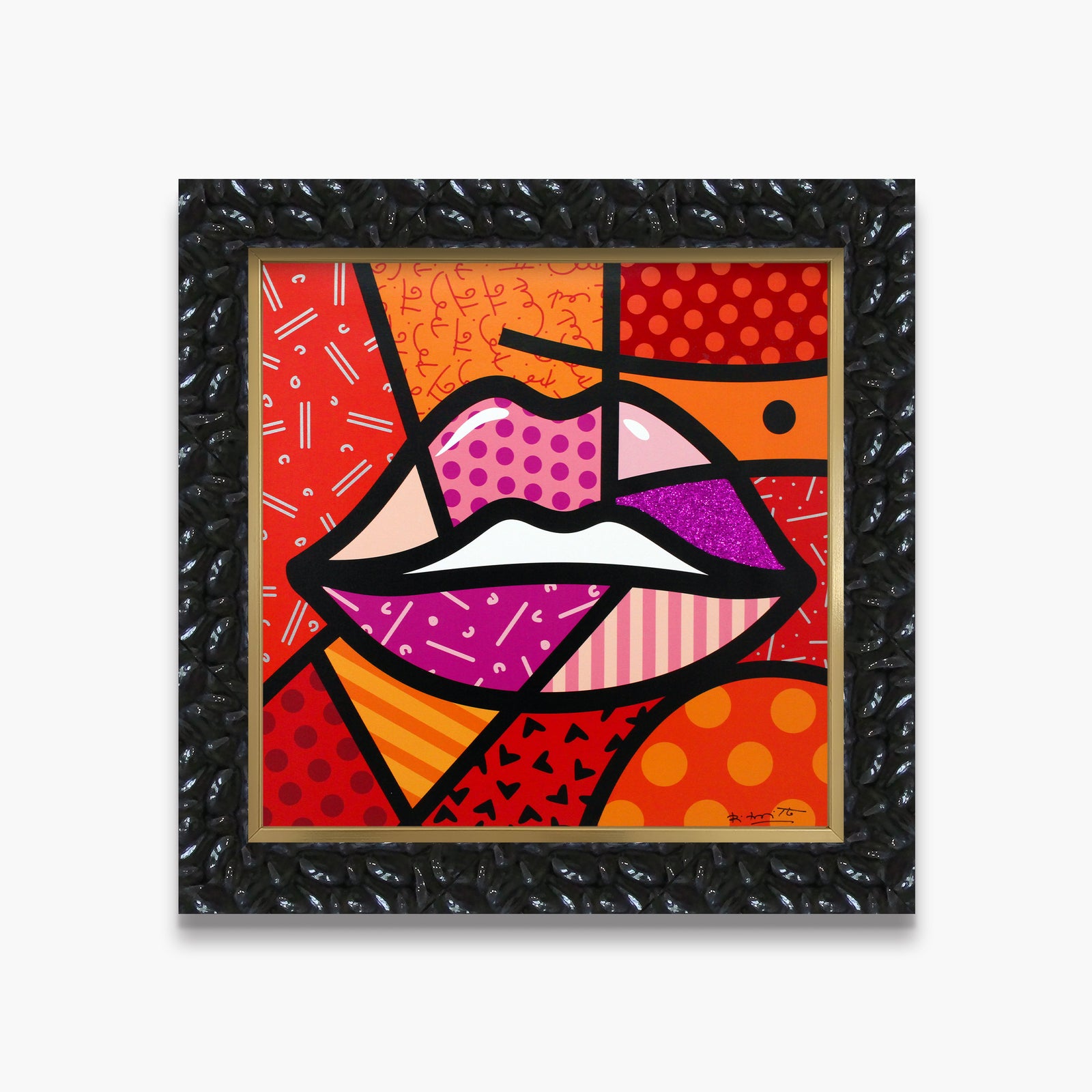 Romero Britto delicious limited edition print  contemporary pop art piece