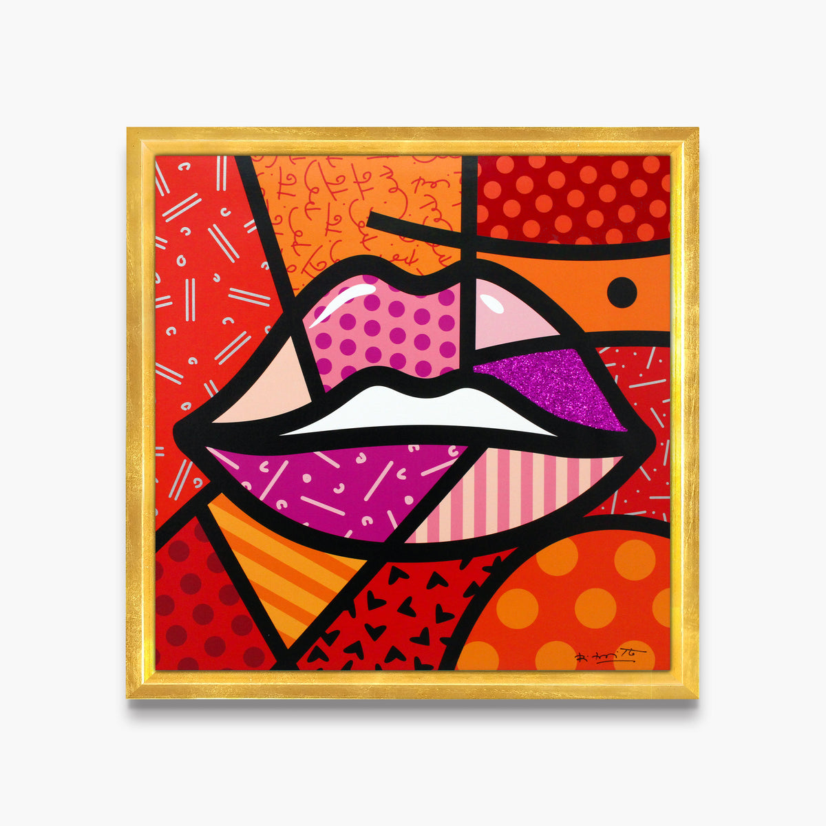 modern pop art delicious limited edition print  vibrant home decor