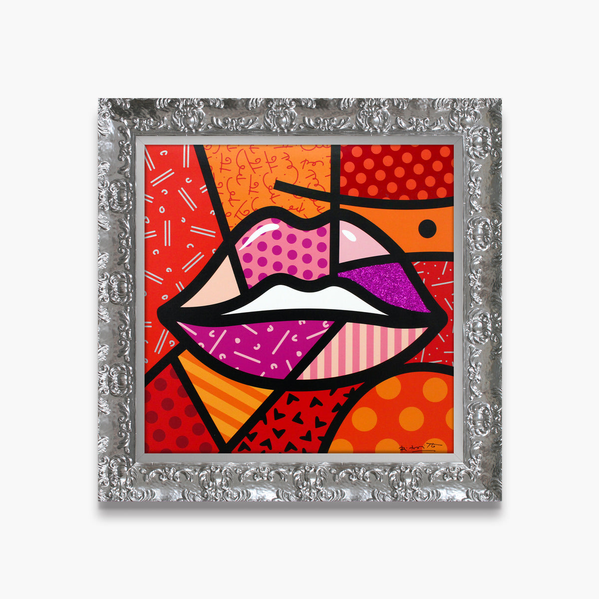 Romero Britto delicious limited edition print  contemporary pop art piece