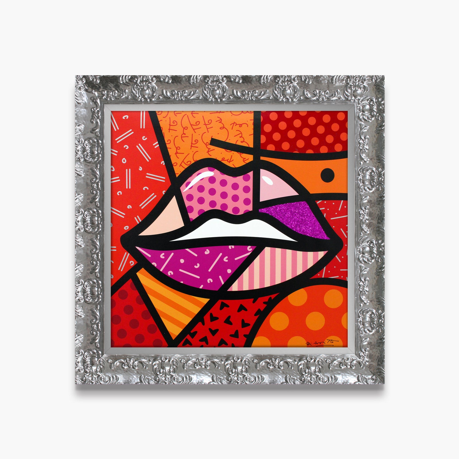 Romero Britto delicious limited edition print  contemporary pop art piece