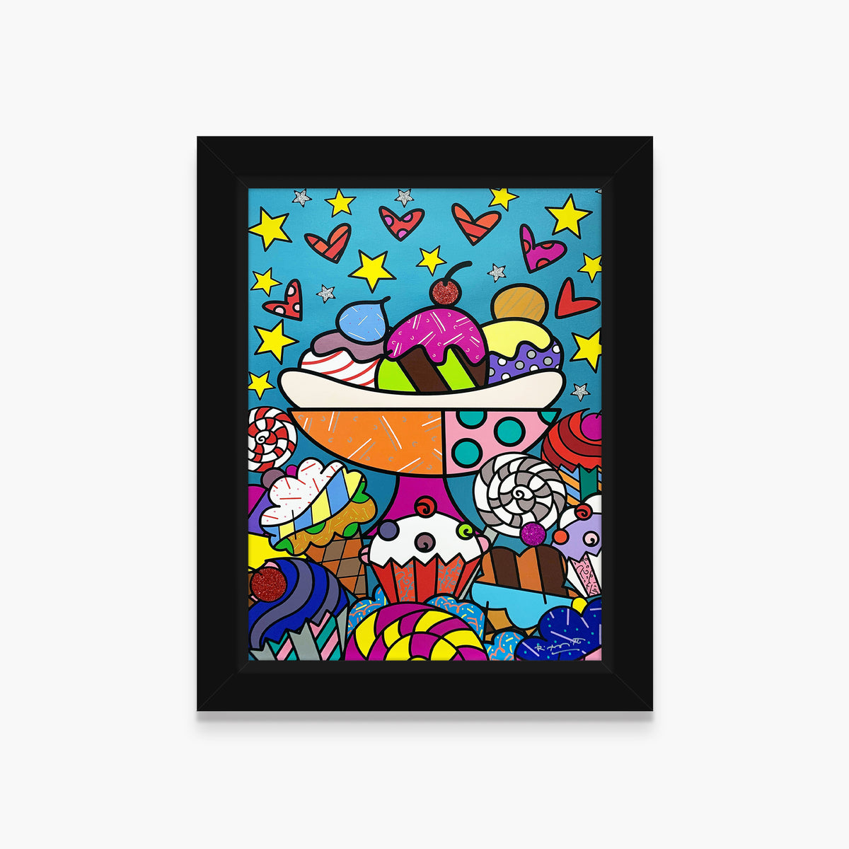 Romero Britto dylans candy bar limited edition  colorful pop art design