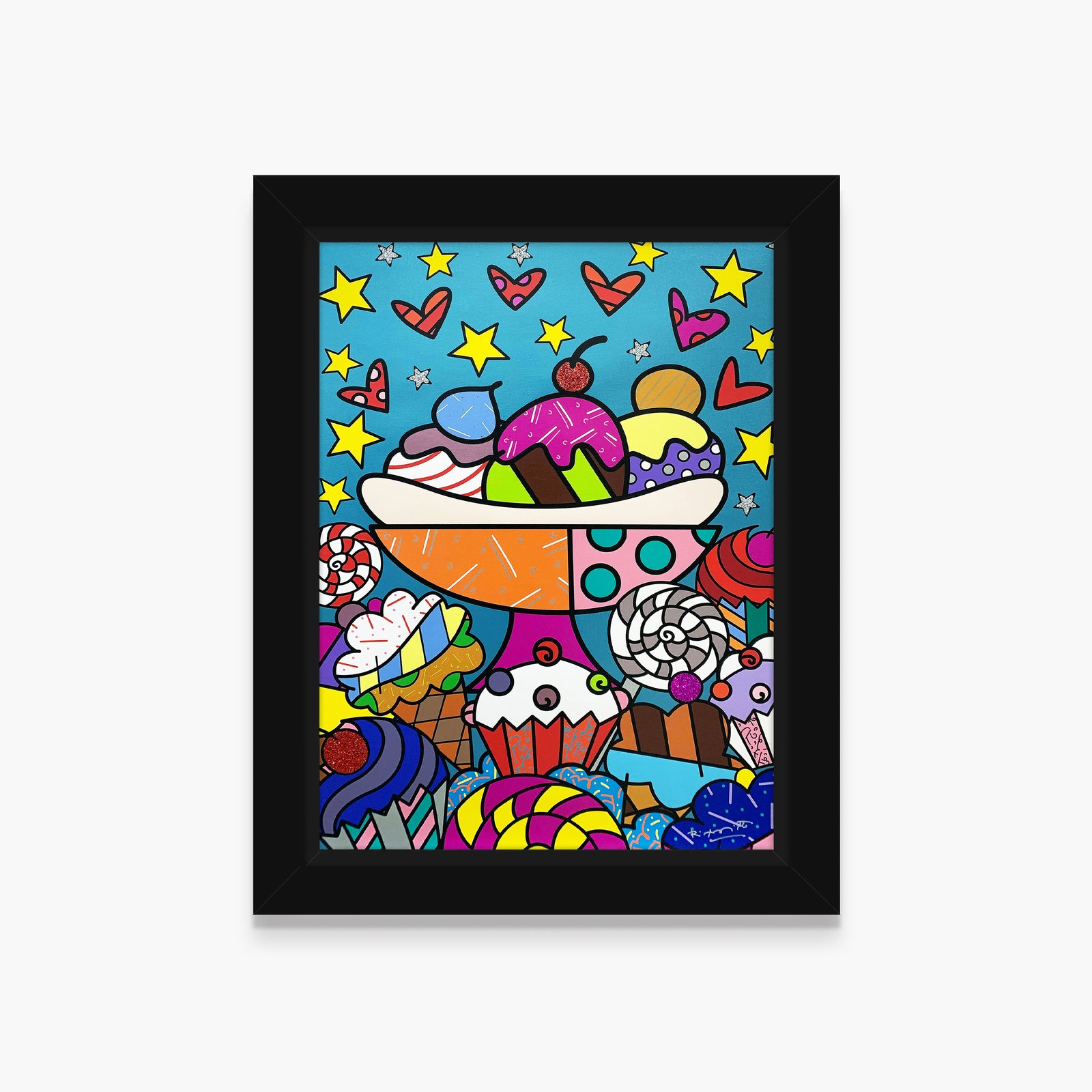 Romero Britto dylans candy bar limited edition  colorful pop art design