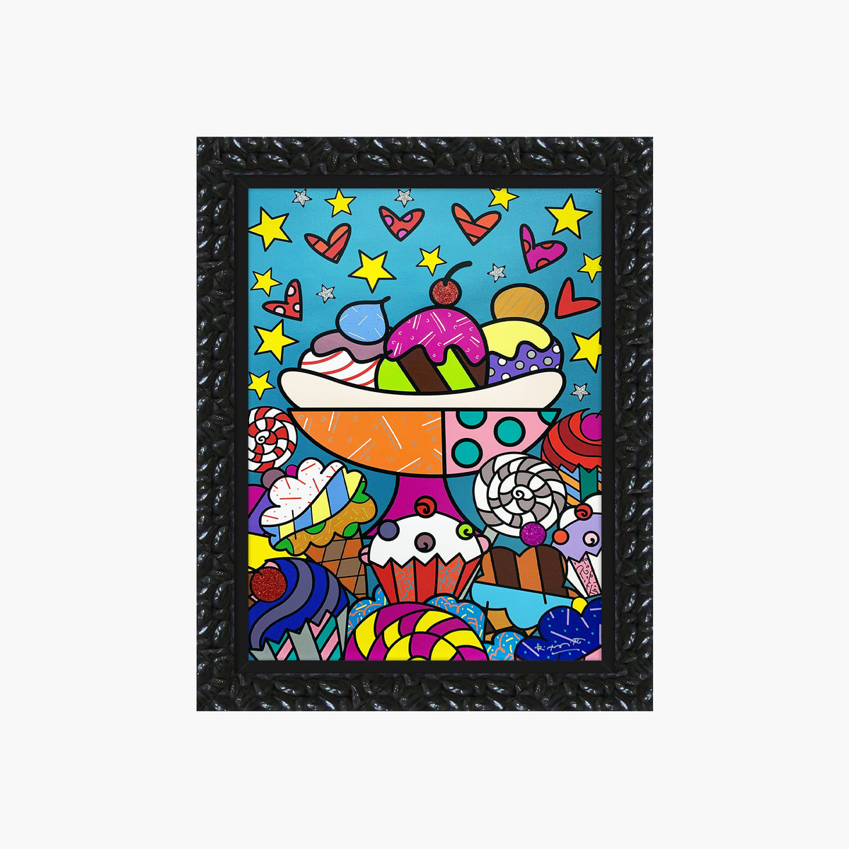 Romero Britto dylans candy bar limited edition  contemporary pop art piece