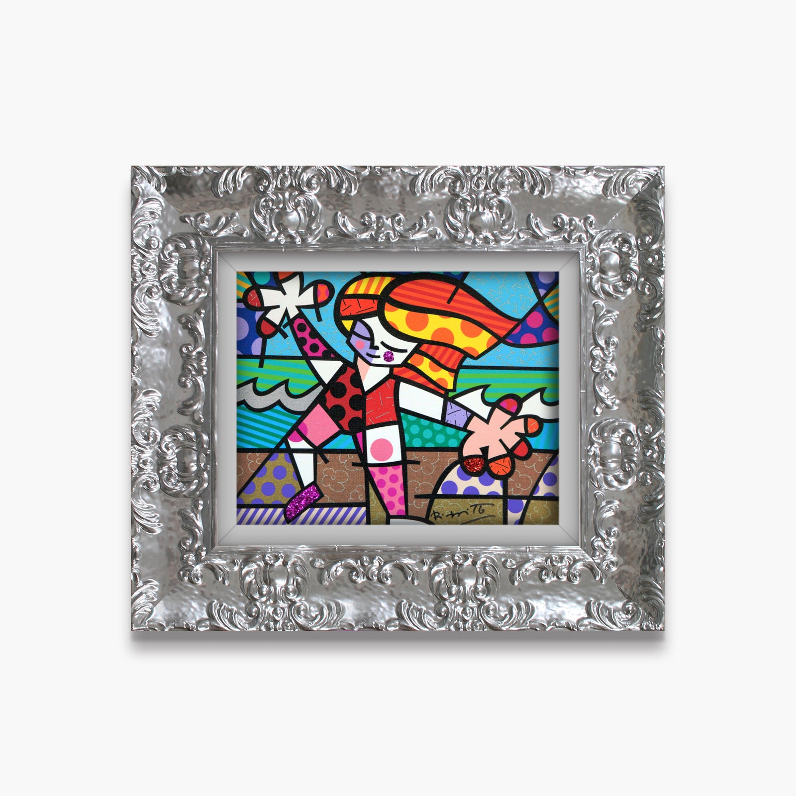 golden beach limited edition print  colorful decorative collectible gift idea