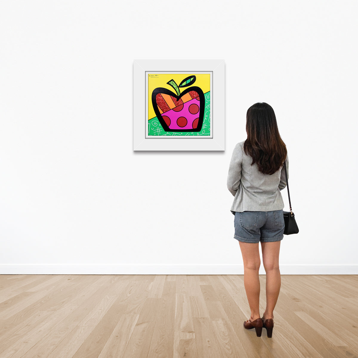 modern pop art israel collection apple limited edition  vibrant home decor
