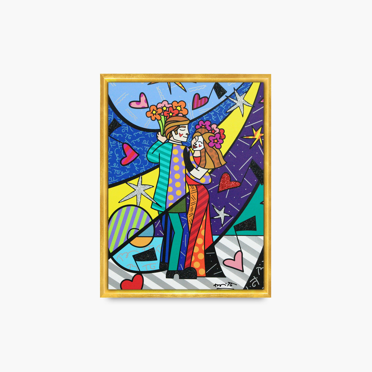 first dance limited edition print  artistic colorful design collectible