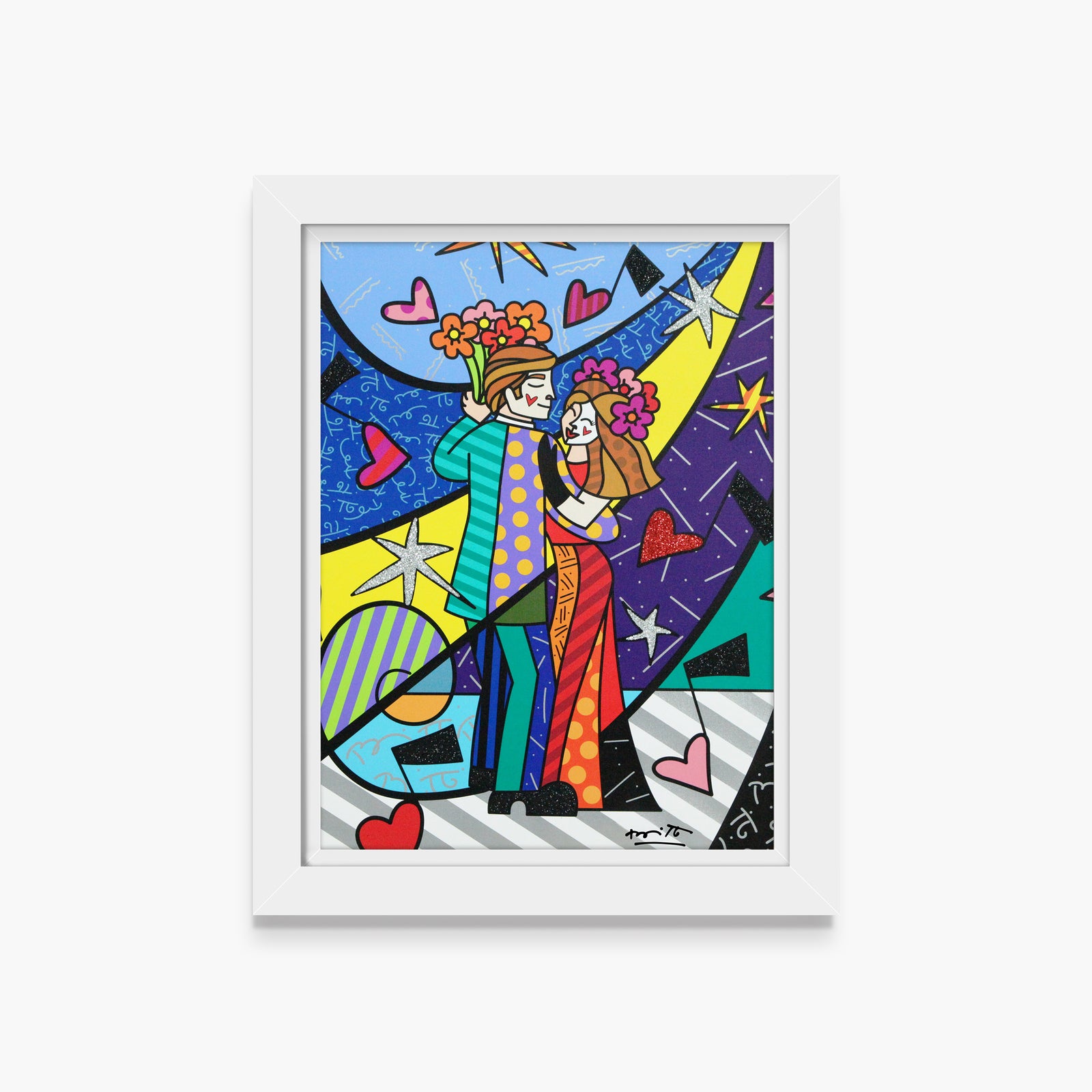 first dance limited edition print  artistic colorful design collectible