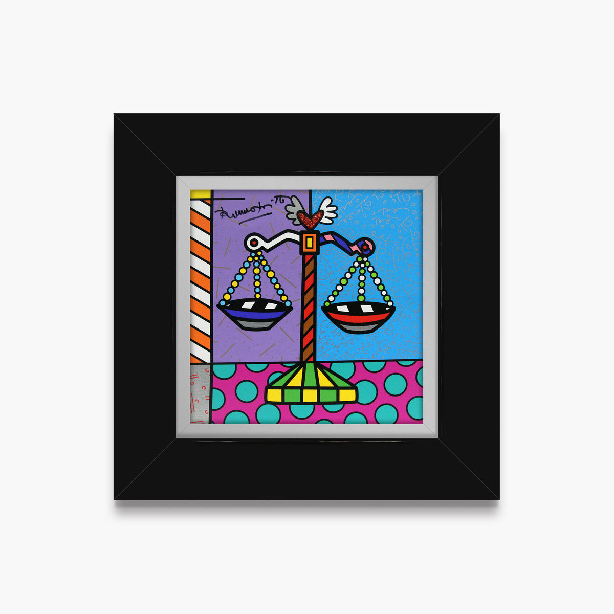 libra limited edition print  artistic colorful design collectible