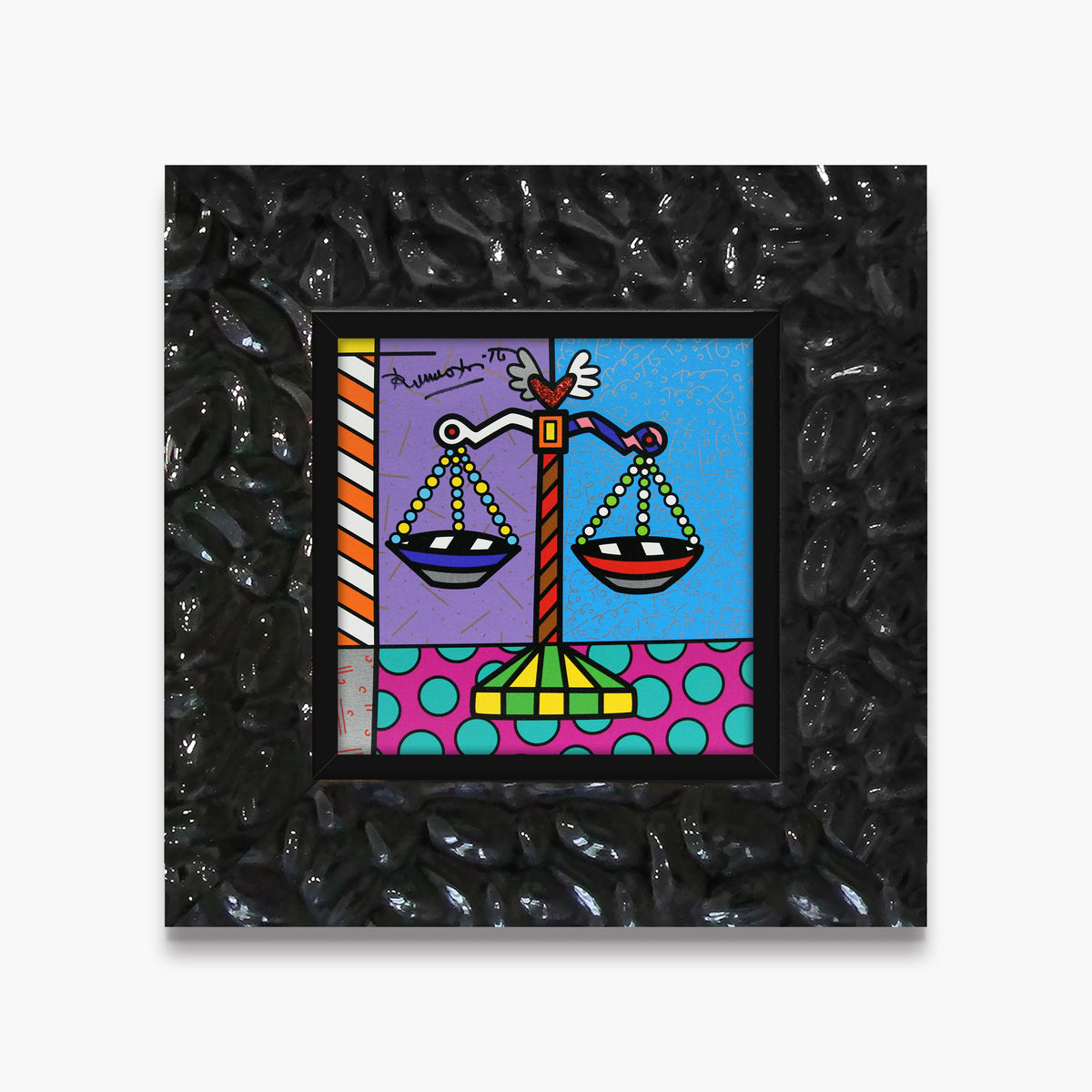 libra limited edition print  artistic colorful design collectible