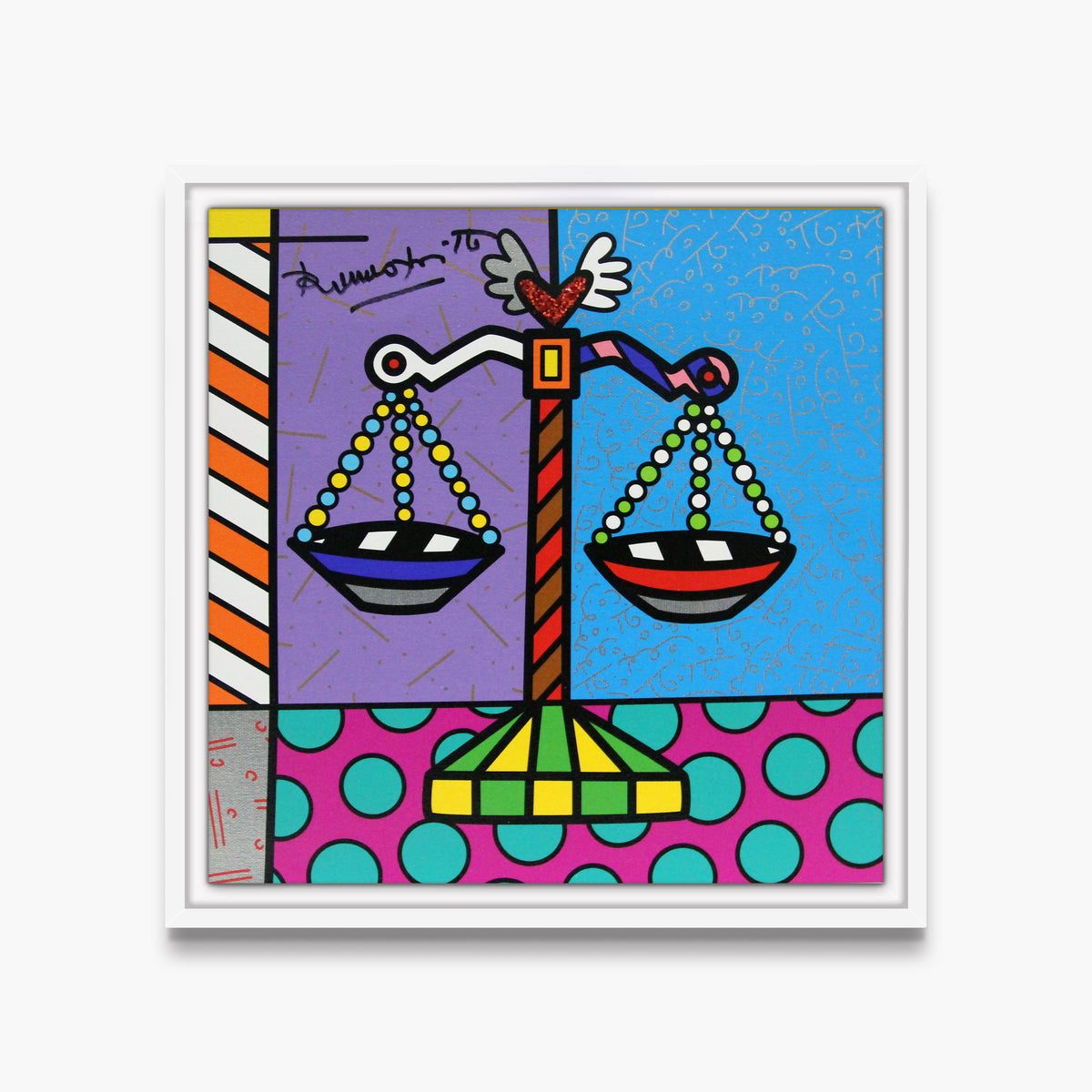 libra limited edition print  artistic colorful design collectible